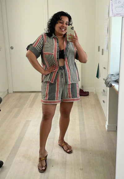 Alia Chillin' Shorts in Cotton Jacquard - Image 8