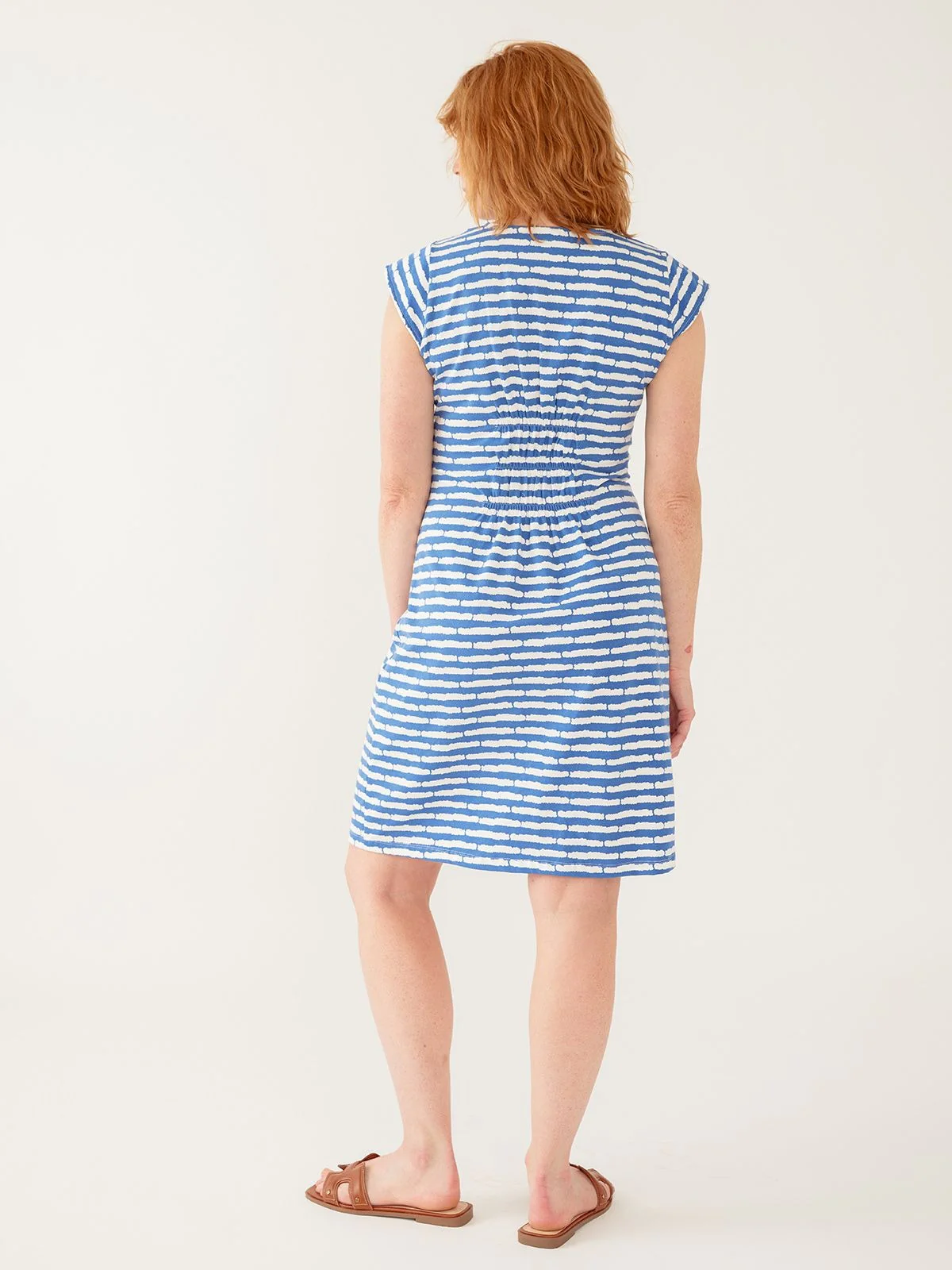 Artsy Traveler Jersey - Cobalt Split Stripe - Image 3