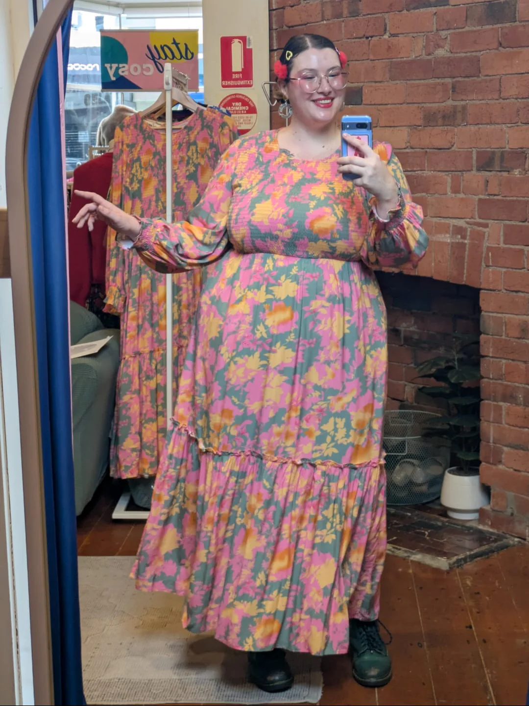 Ashleigh Smocked Bodice Maxi Dress - Image 10