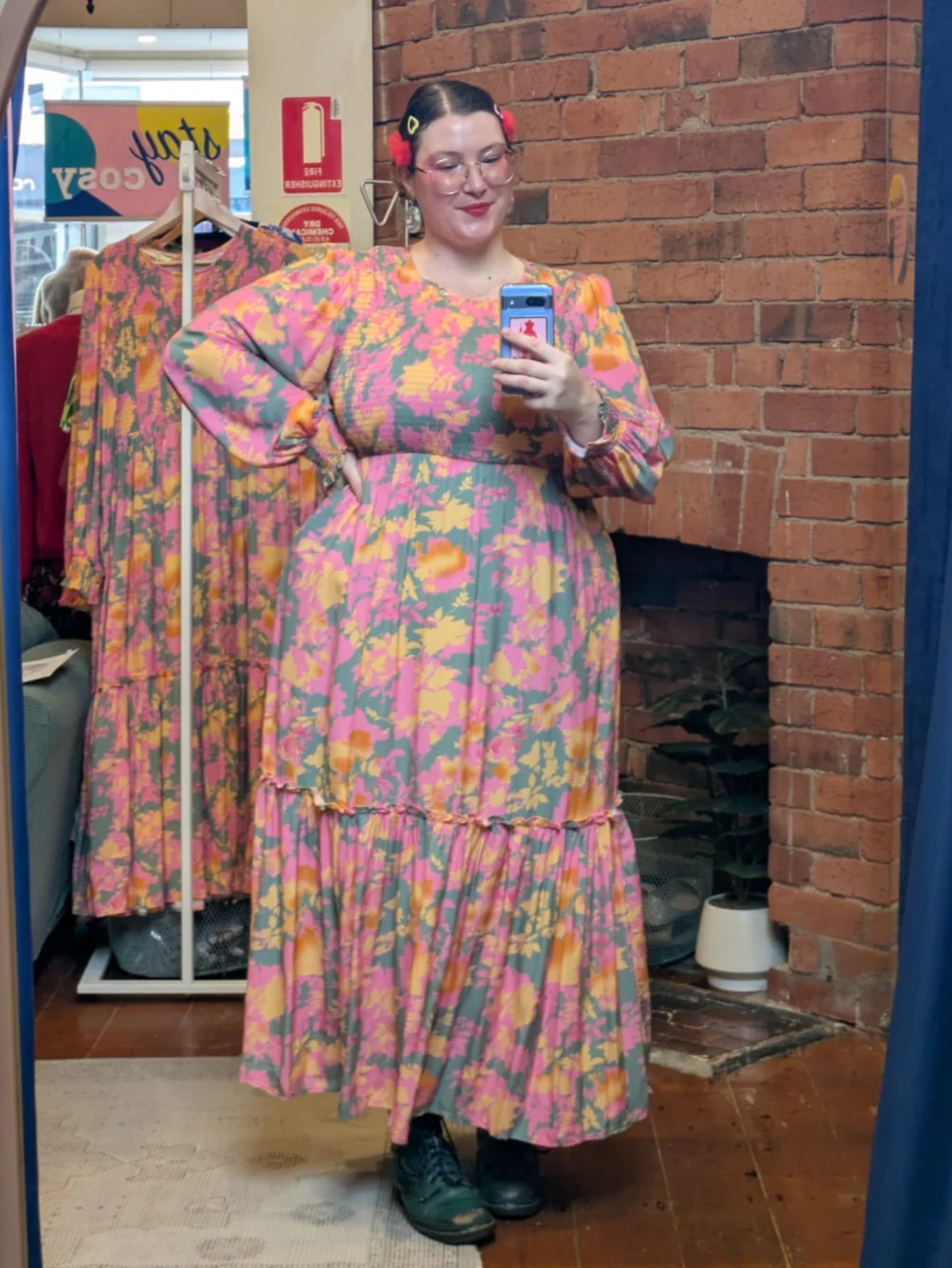 Ashleigh Smocked Bodice Maxi Dress - Image 12