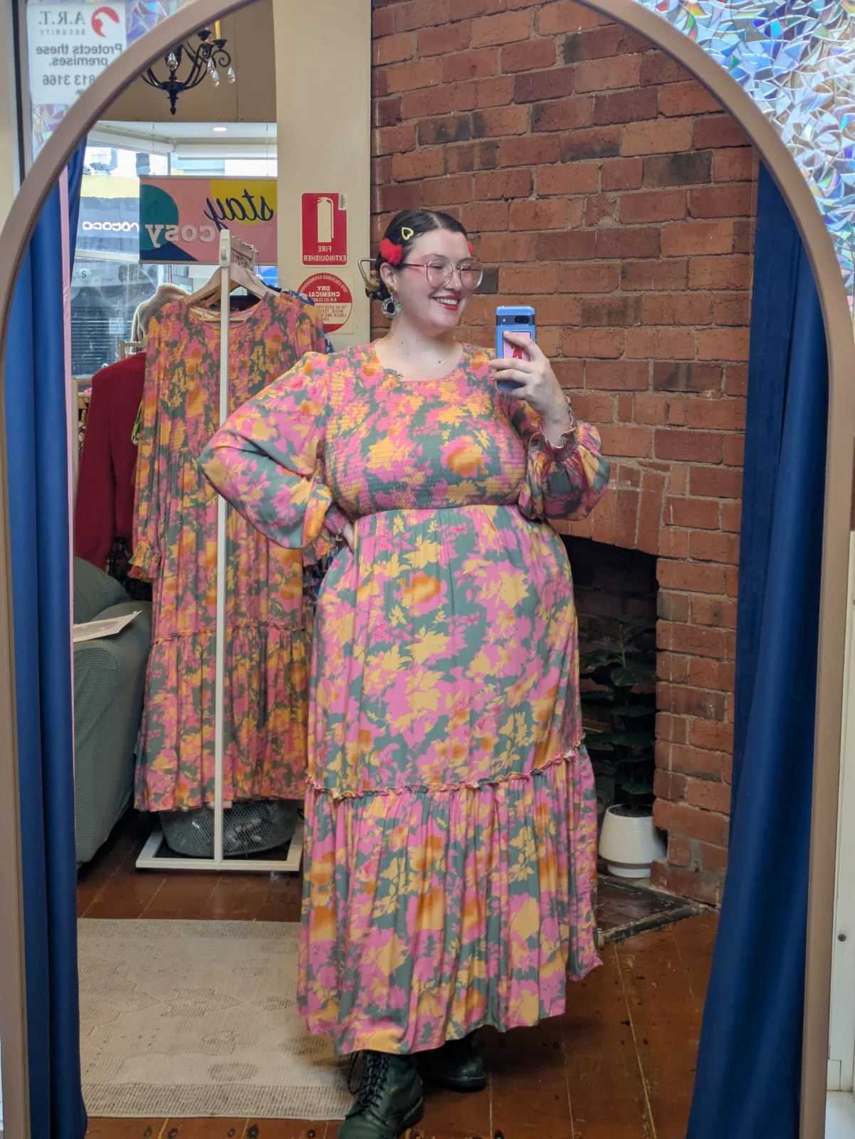 Ashleigh Smocked Bodice Maxi Dress - Image 13