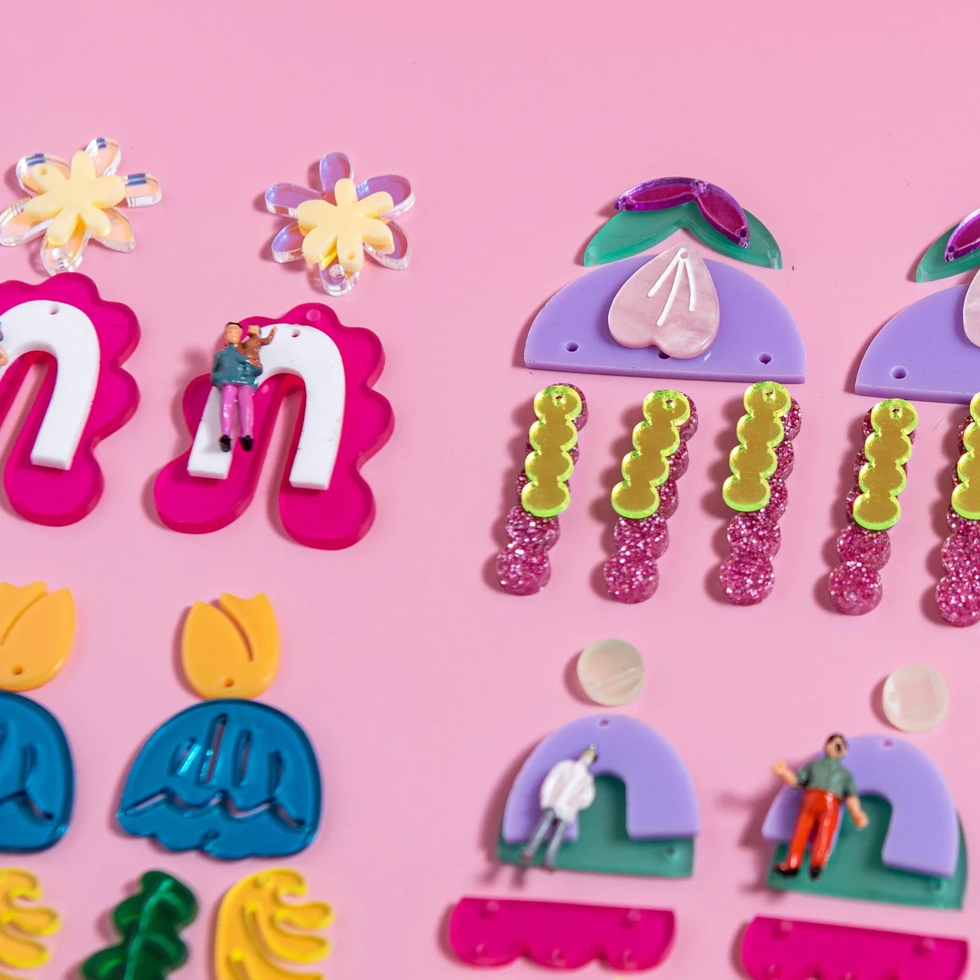 Blooming Acrylic Earring DIY Kit - Image 3