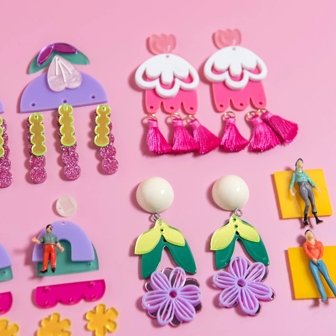 Blooming Acrylic Earring DIY Kit - Image 4