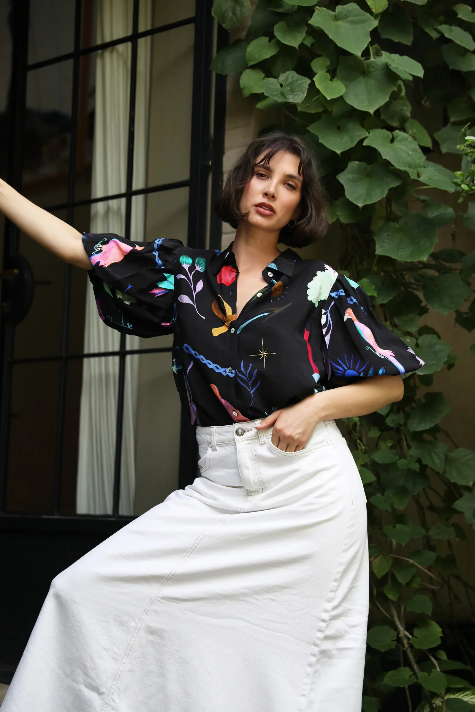 Boheme Blouse - Black - Image 3