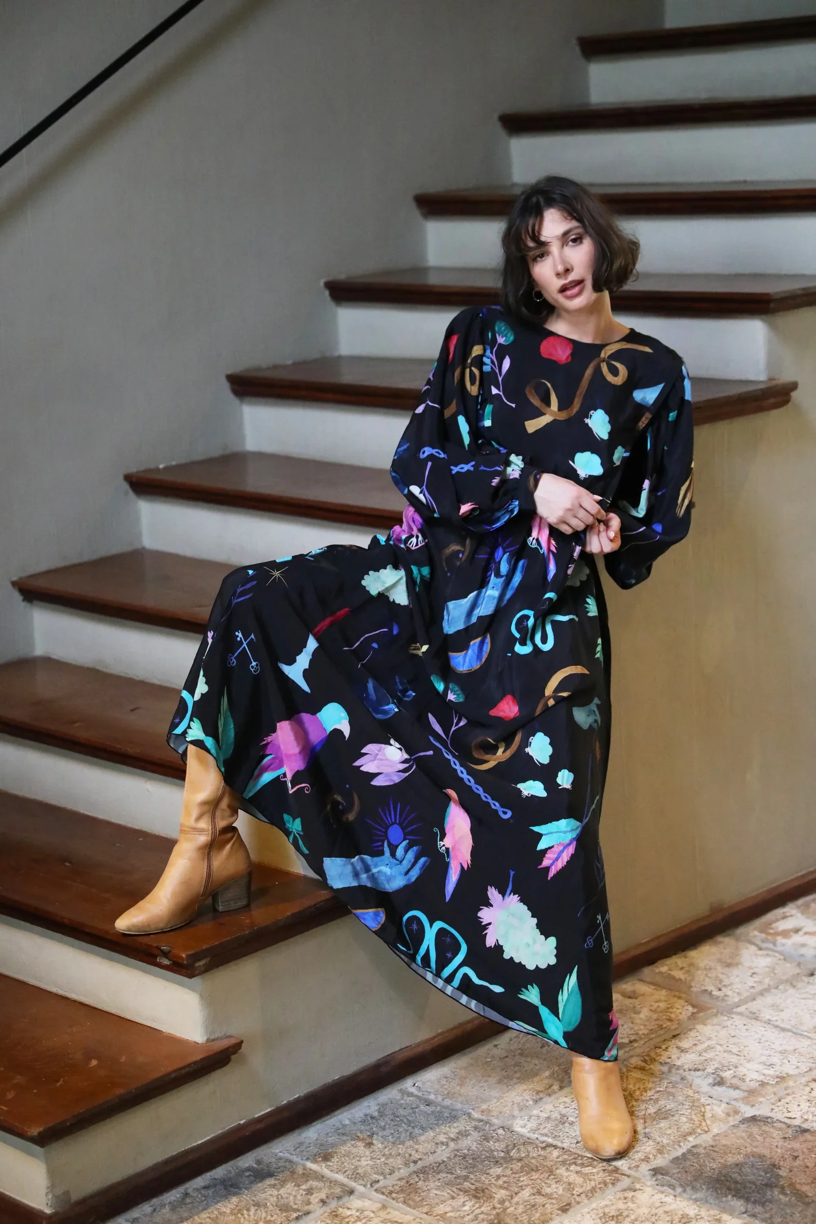 Boheme Gown - Black - Image 4