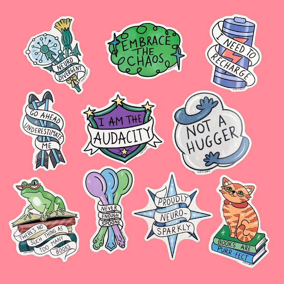 Books Are Purr-Fect Sticker - Image 4