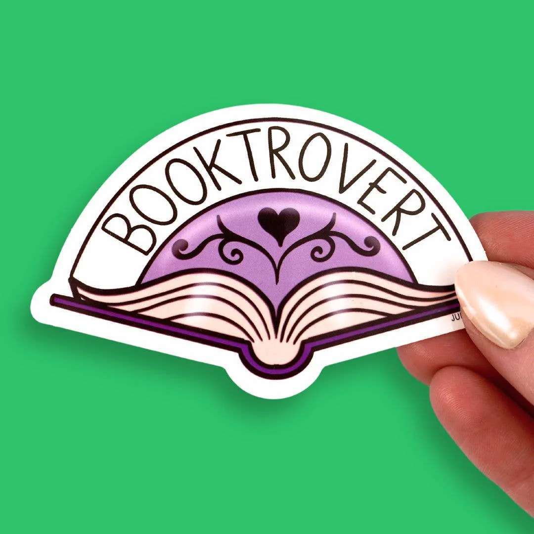 Booktrovert Sticker - Image 3