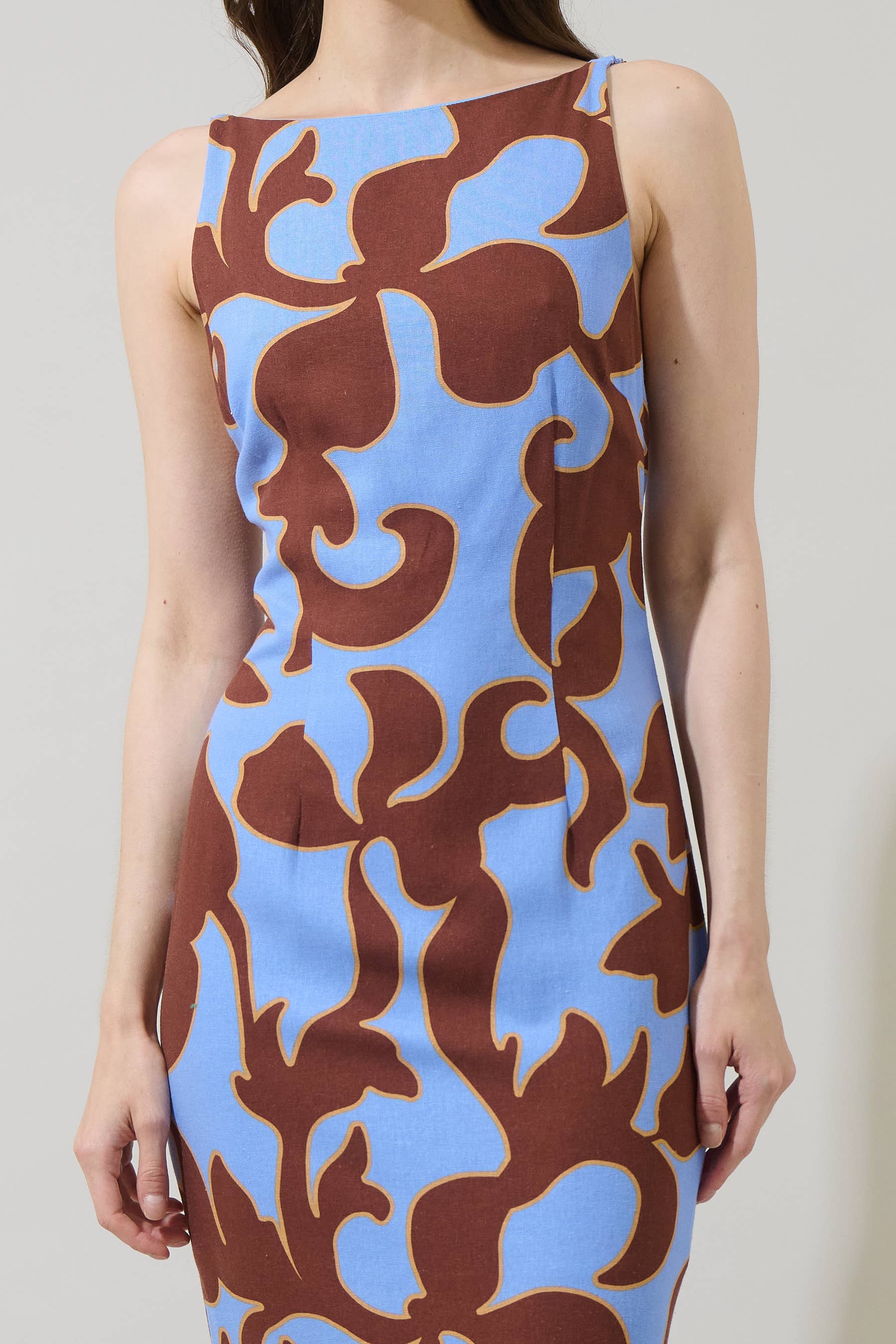 Briley Floral Mizie Open Back Maxi Dress - Image 6