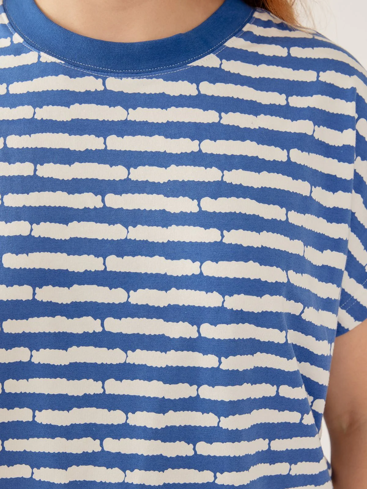 Caitlin Top - Cobalt Split Stripe - Image 5