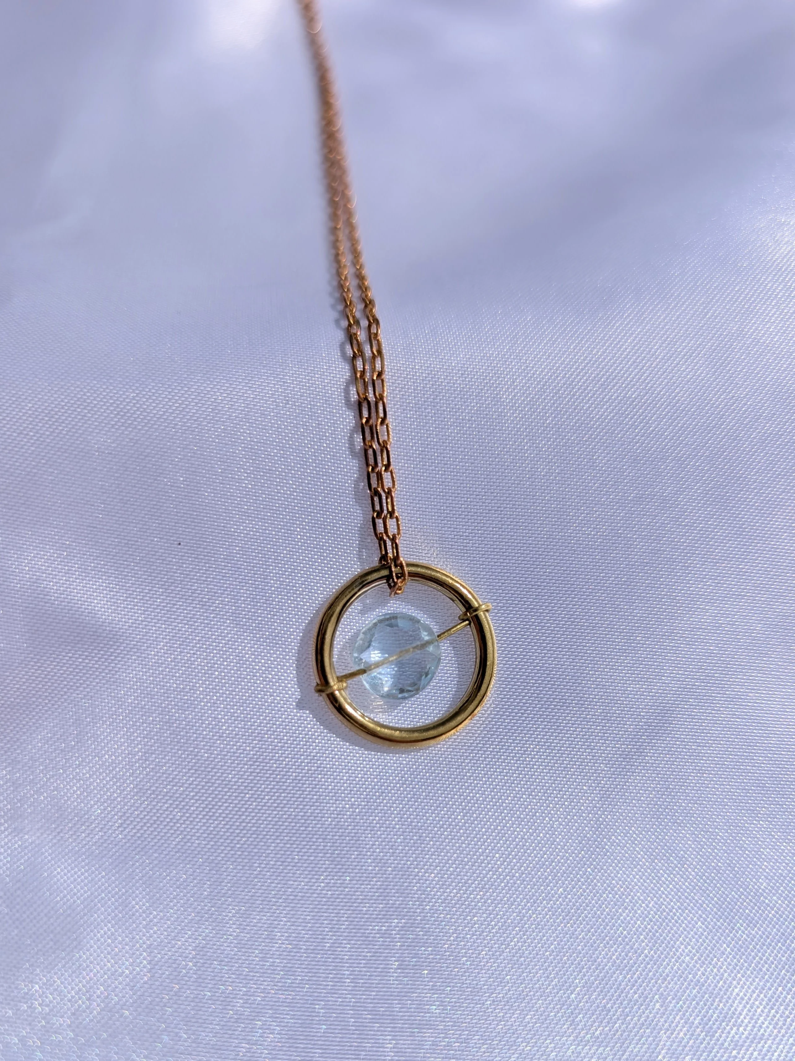 Celeste Pendant - Blue Topaz - Image 3