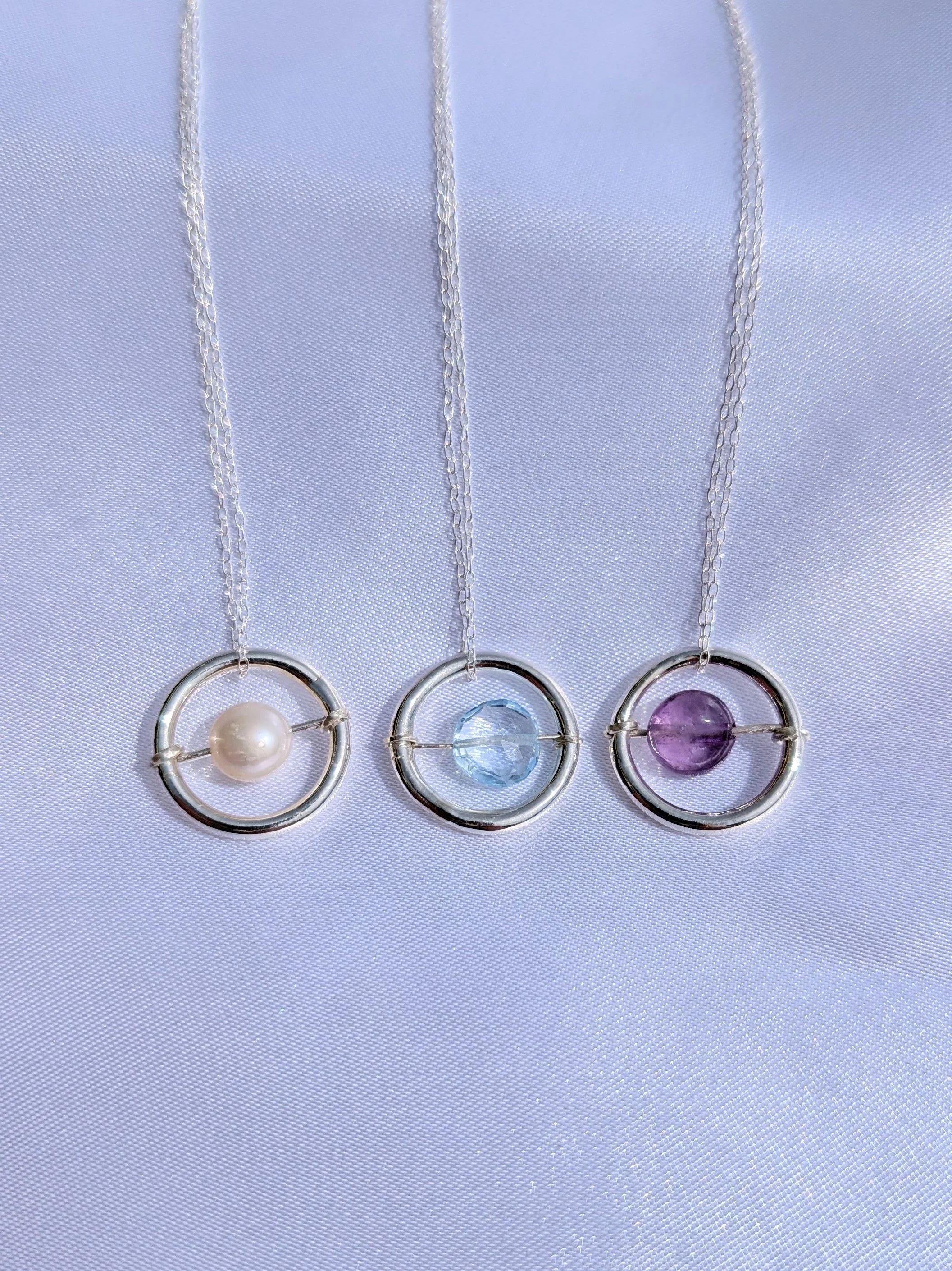 Celeste Pendant - Blue Topaz - Image 6
