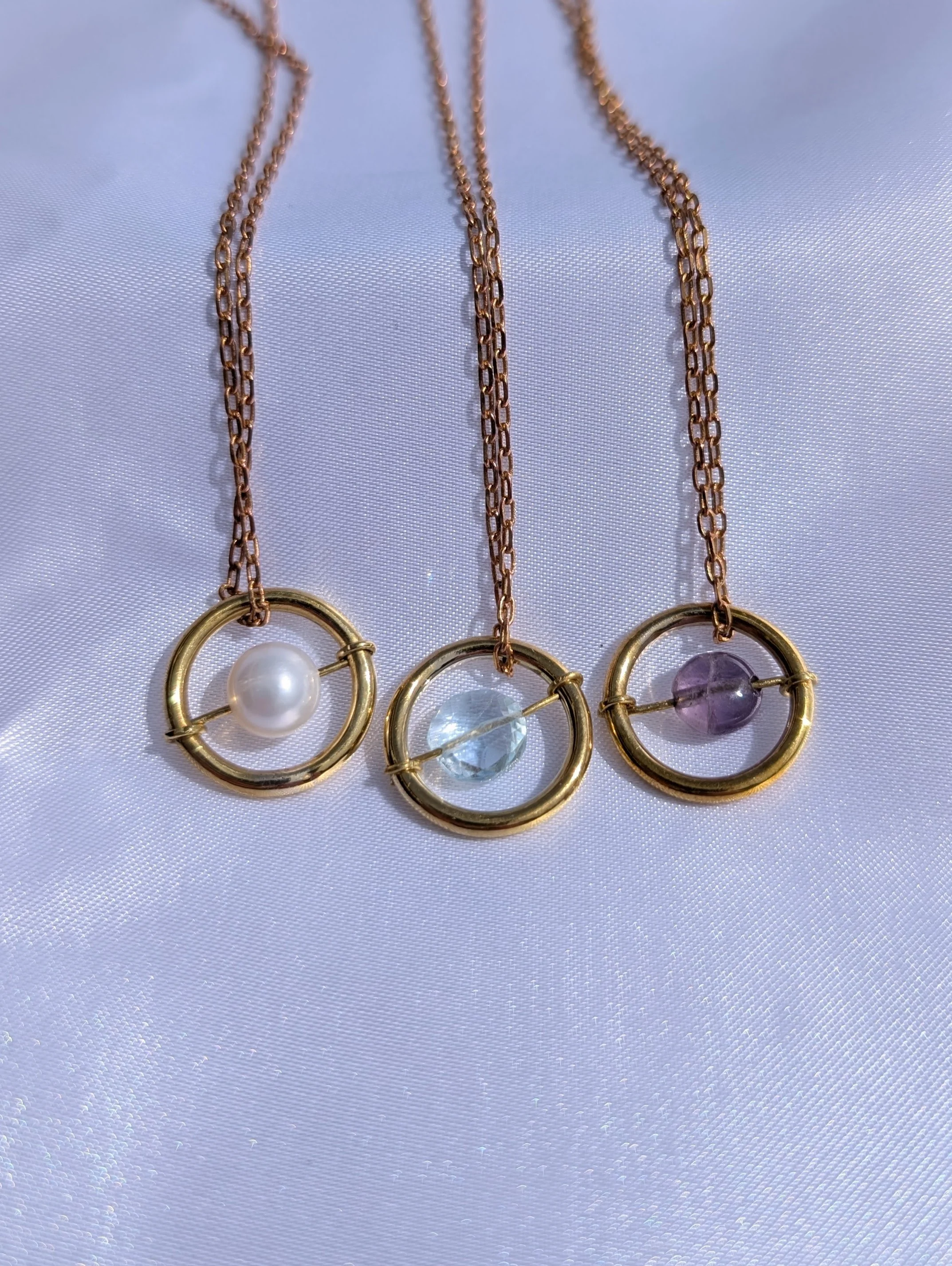 Celeste Pendant - Blue Topaz - Image 7