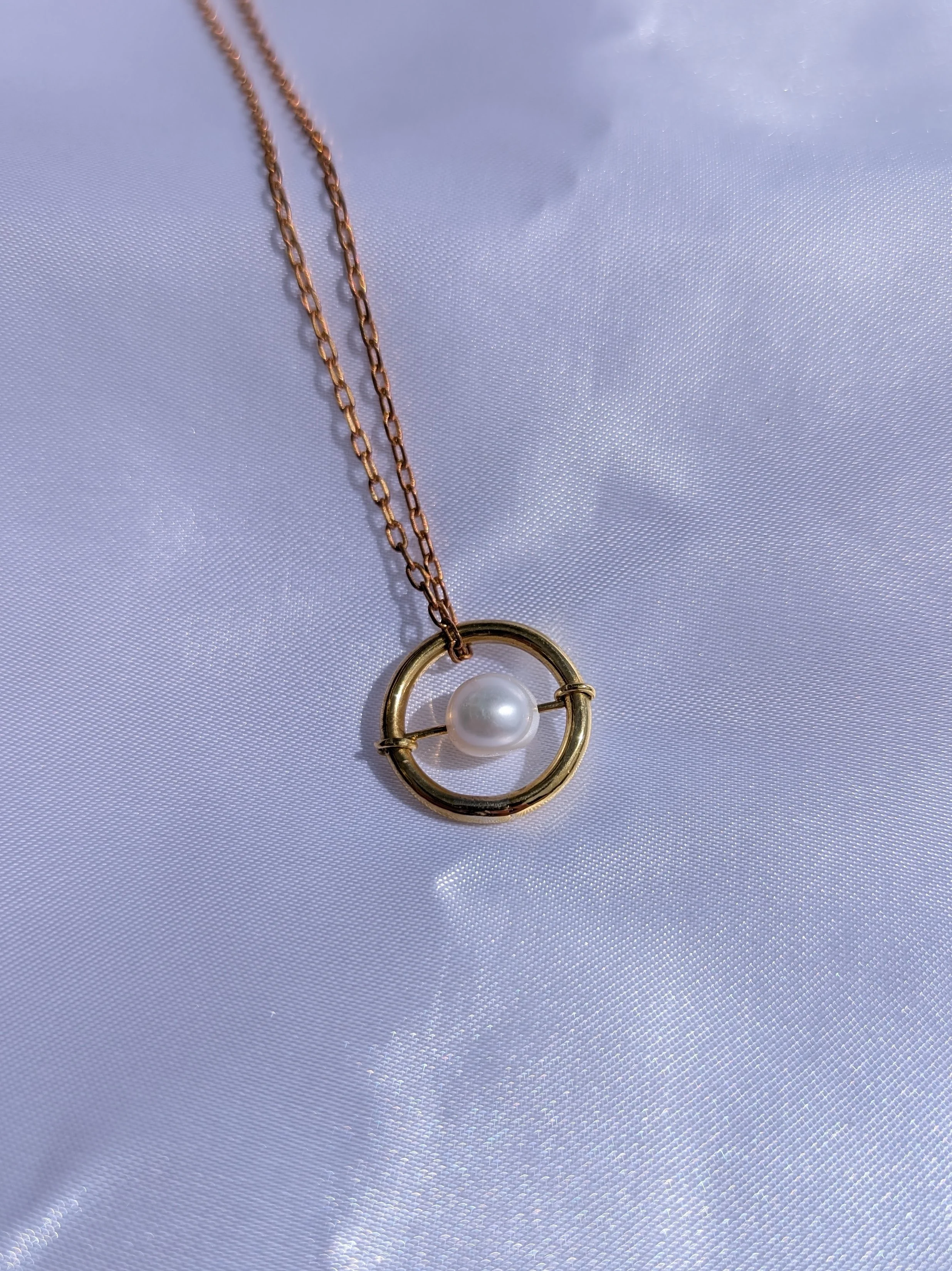 Celeste Pendant - White Pearl - Image 3