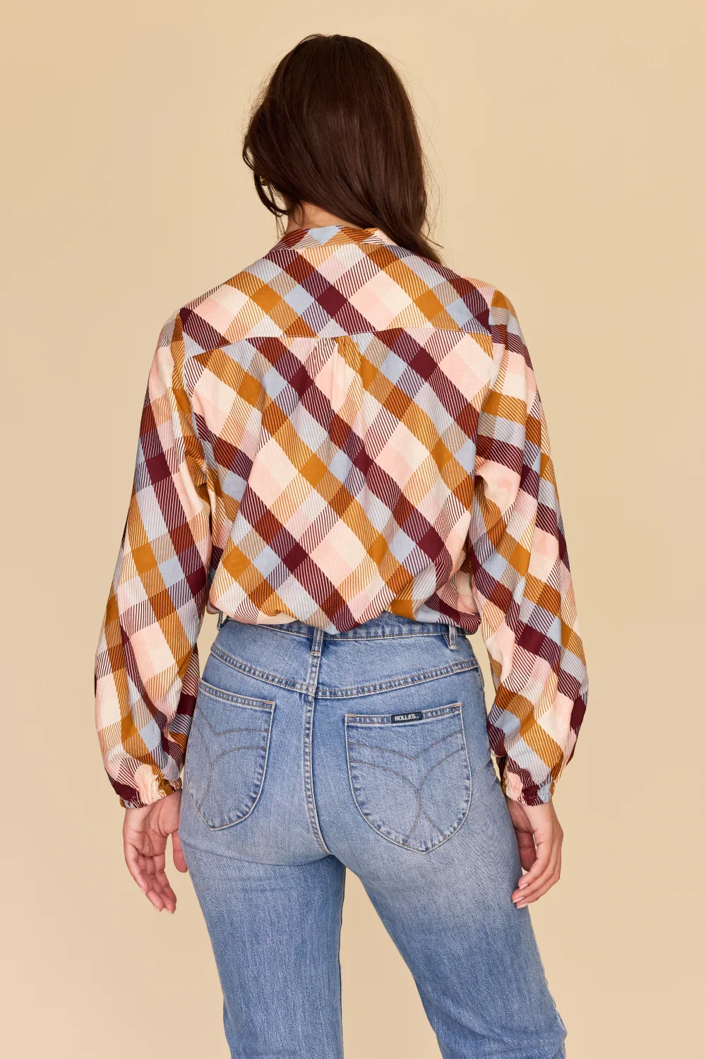Checkered Love - Bell Sleeve Shirt - Image 7