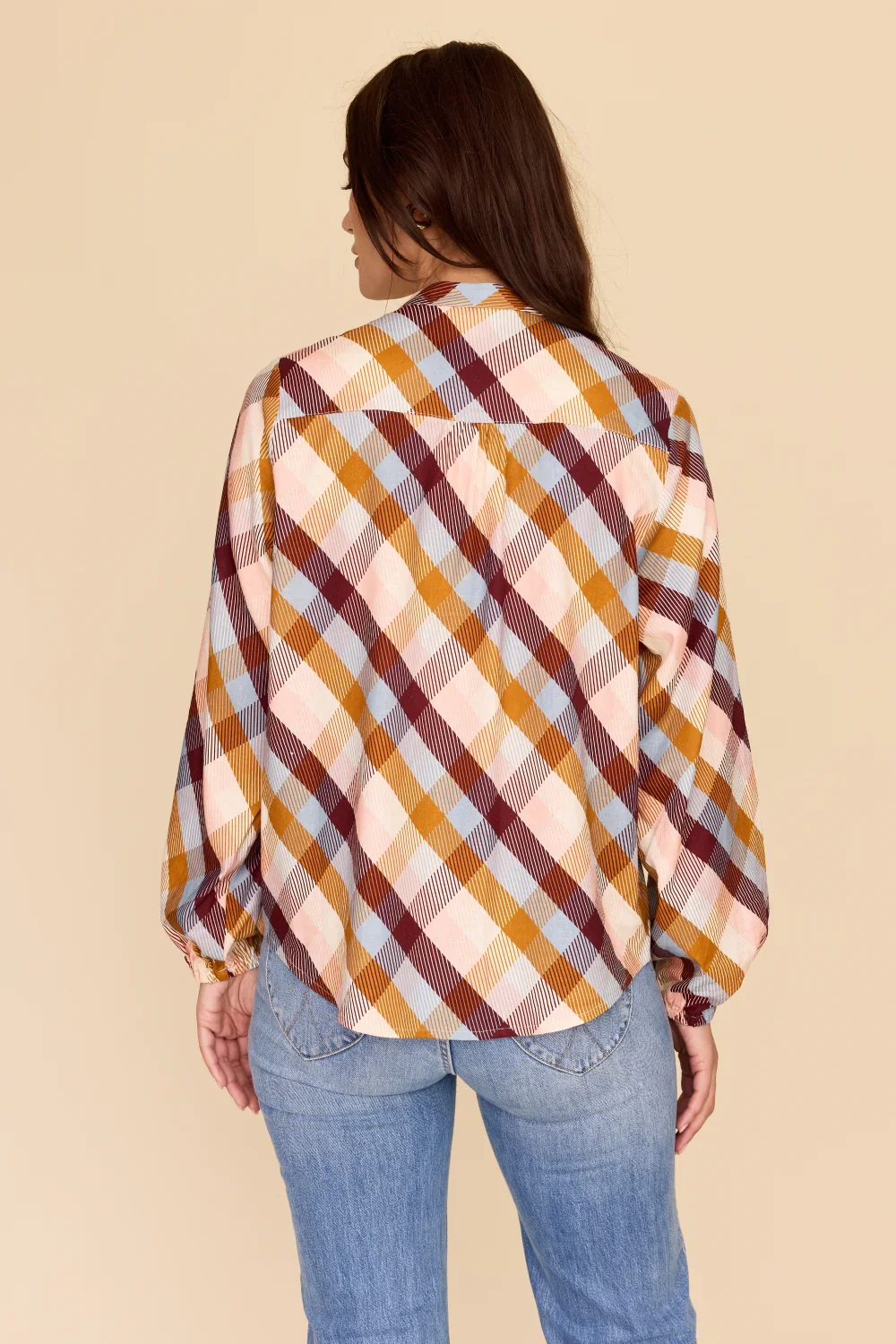 Checkered Love - Bell Sleeve Shirt - Image 9