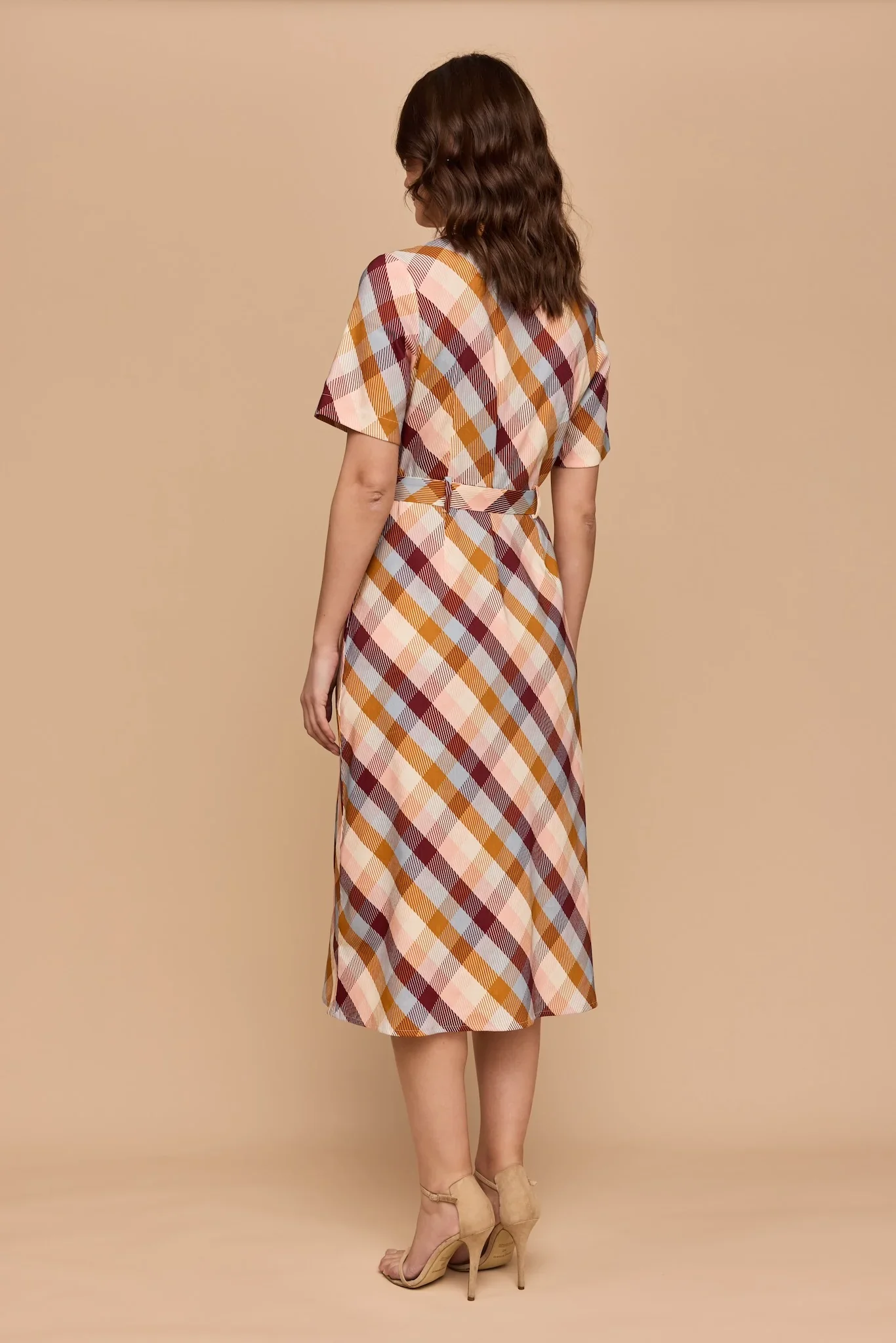 Checkered Love - Shirt Dress - Image 3