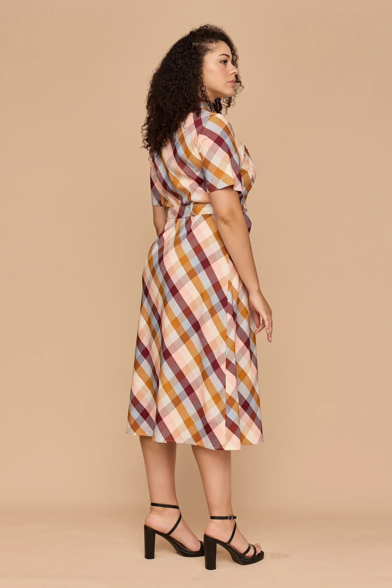 Checkered Love - Shirt Dress - Image 6