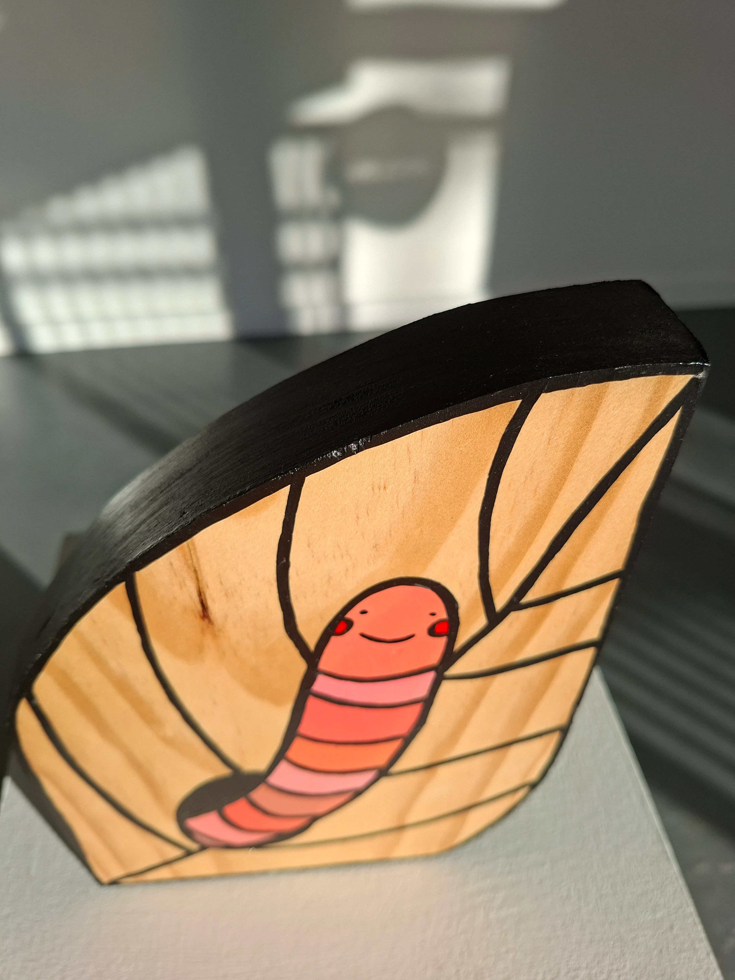 Cheeky worm - Tegan Iversen (Original Artwork) - Image 3