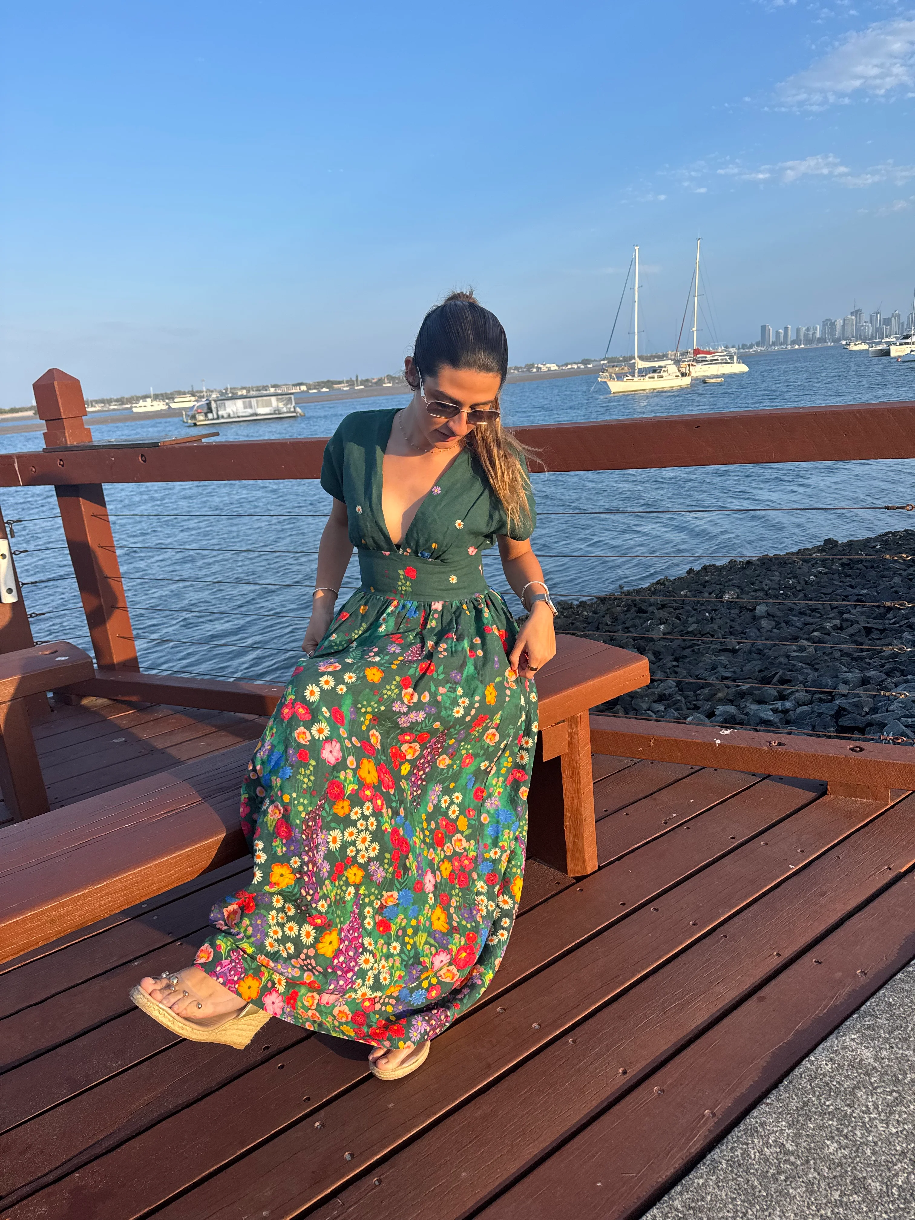 Clarise Dress in Cascading Bloom - Image 15