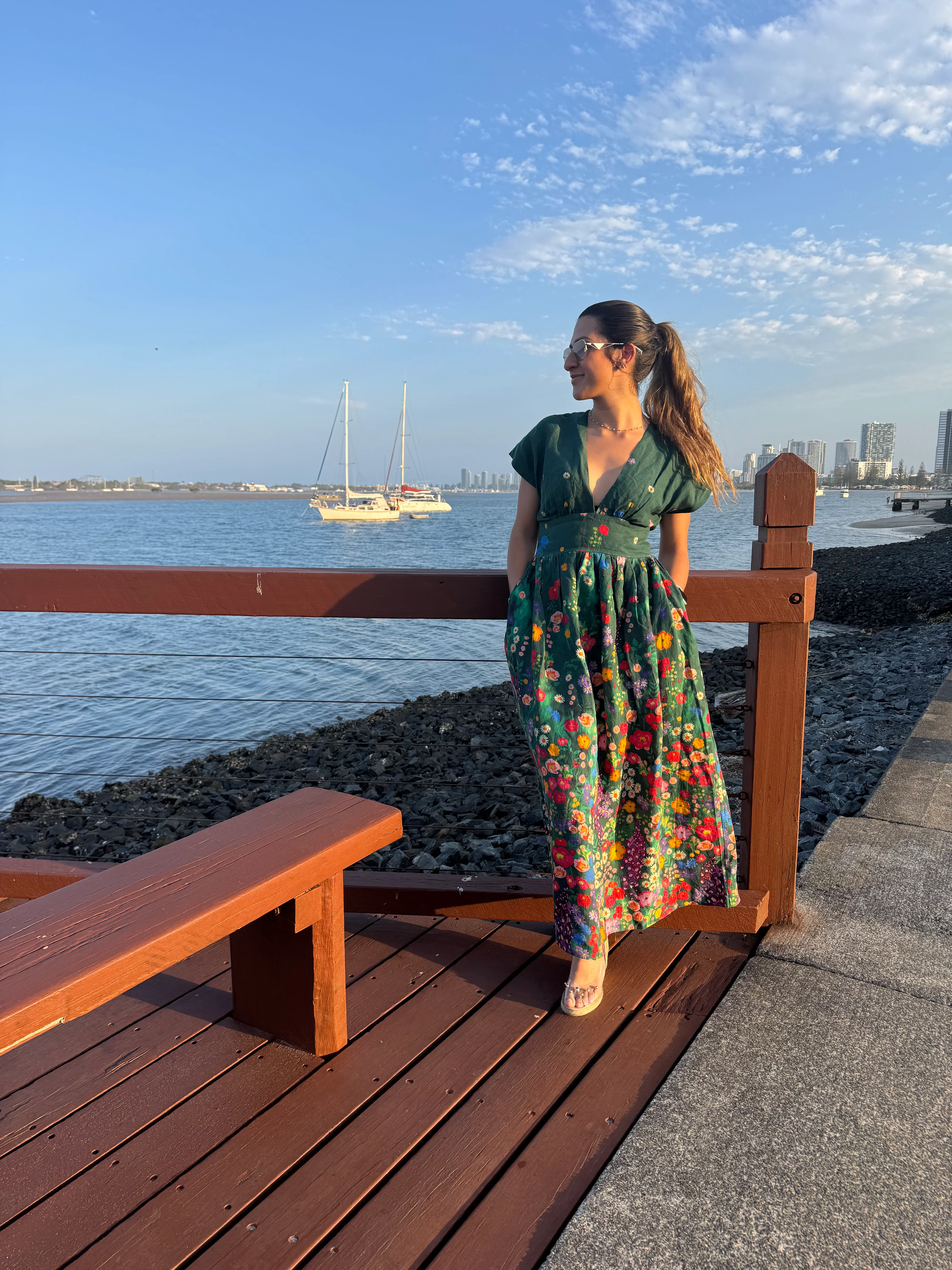 Clarise Dress in Cascading Bloom - Image 9