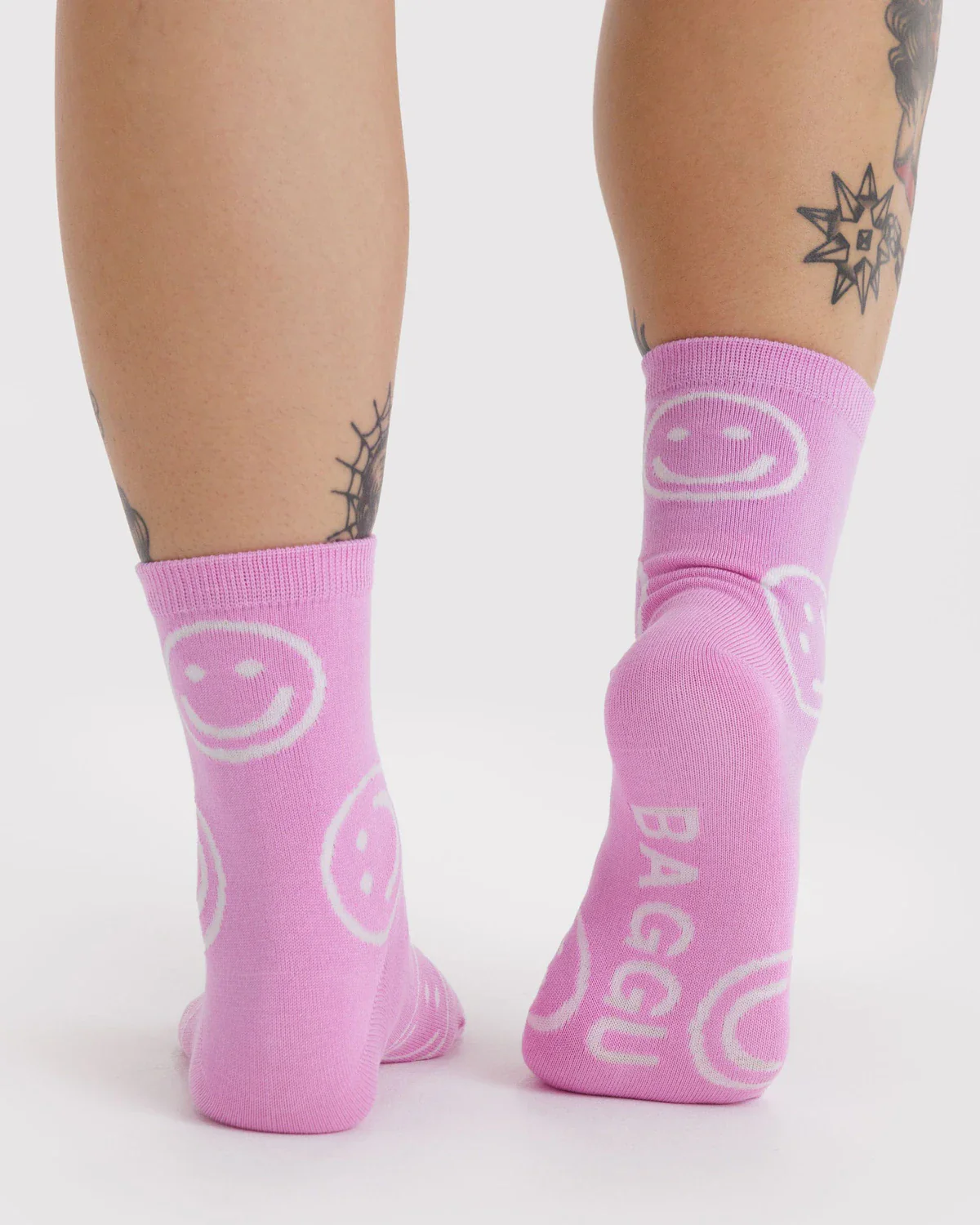 Crew Sock - Pink Happy - Image 3