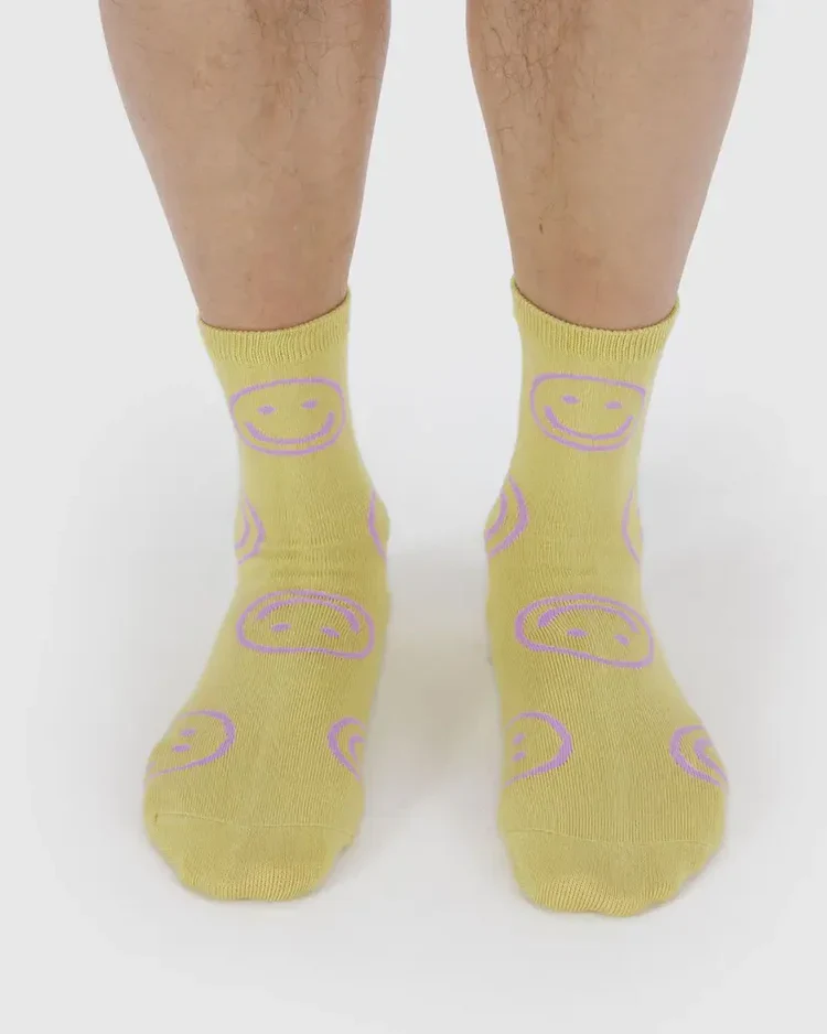 Crew Sock - Straw Happy - Image 3