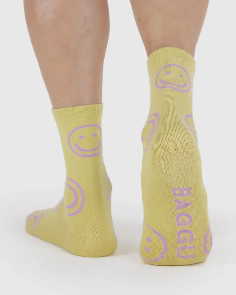 Crew Sock - Straw Happy - Image 4