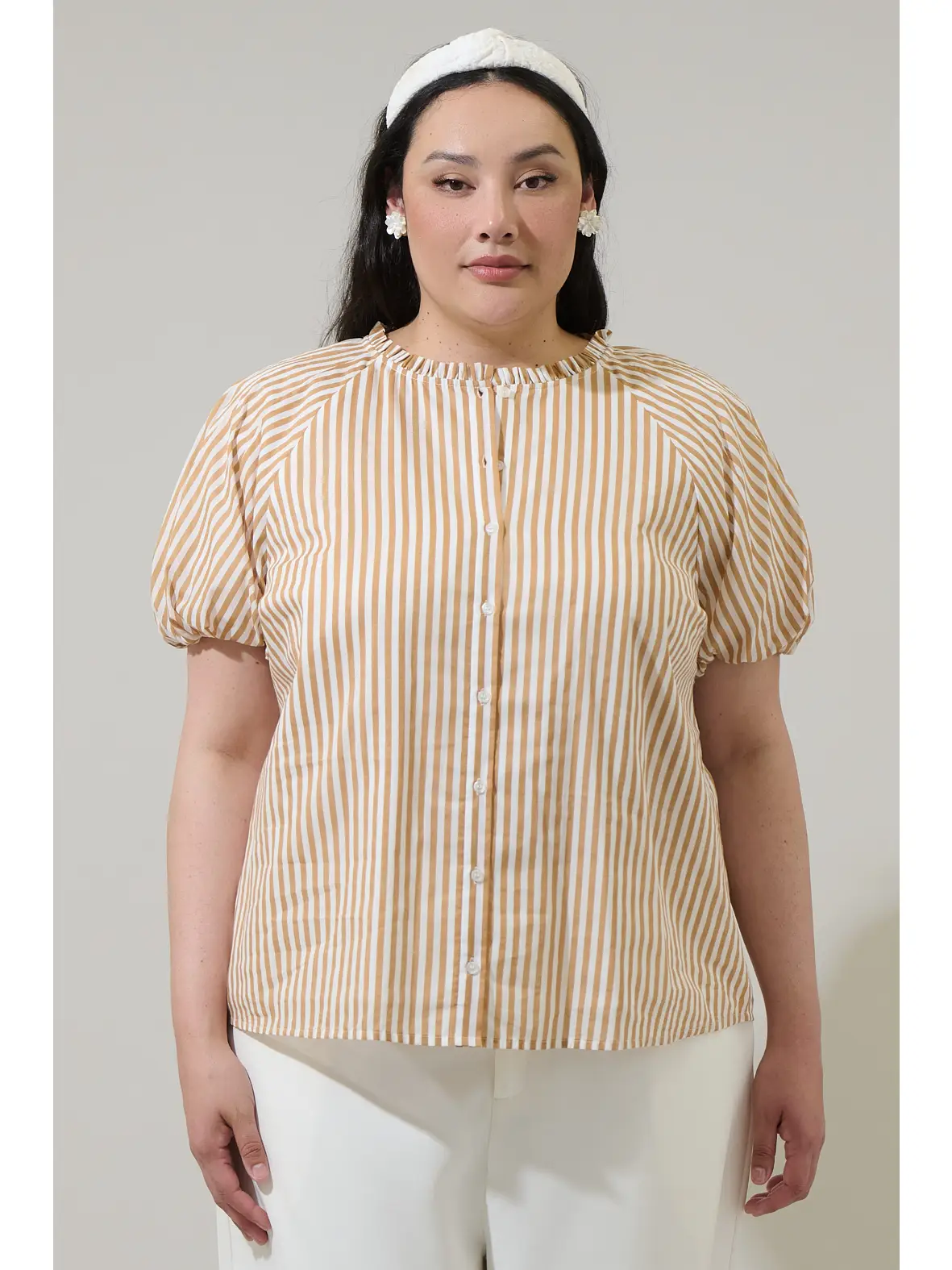 Dream State Avy Button Down Top - Image 3