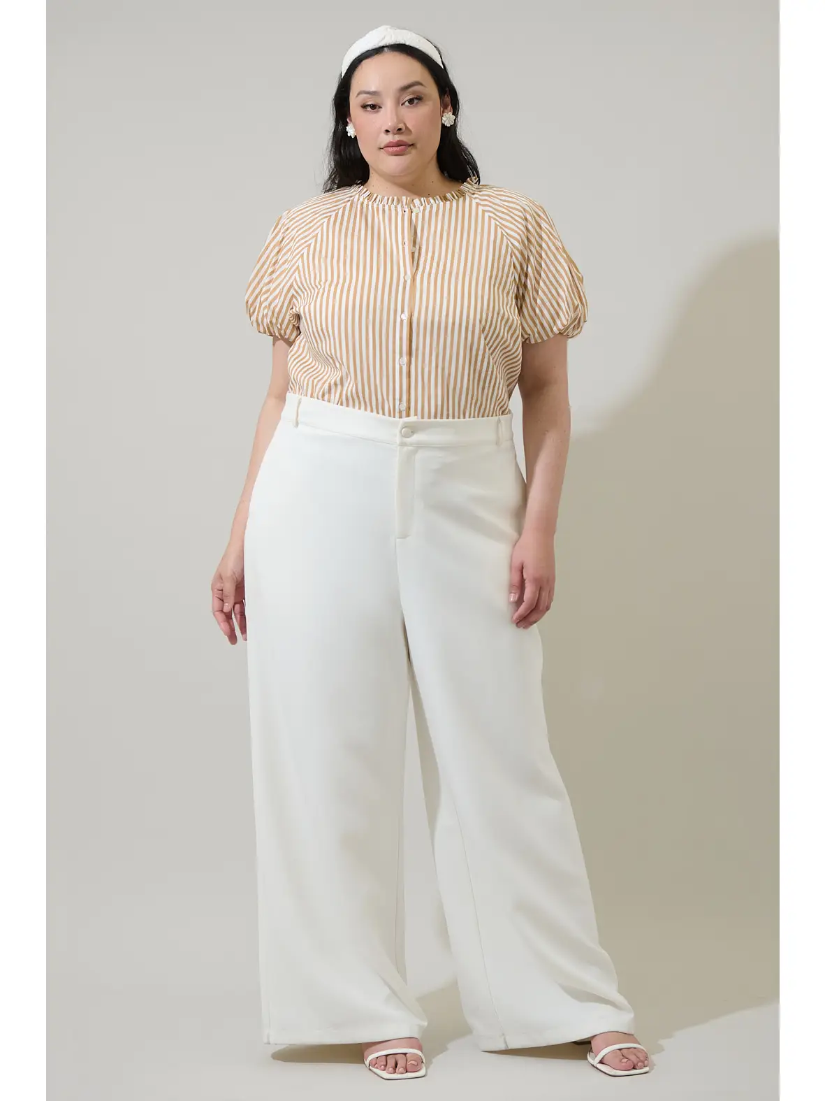 Dream State Avy Button Down Top - Image 4