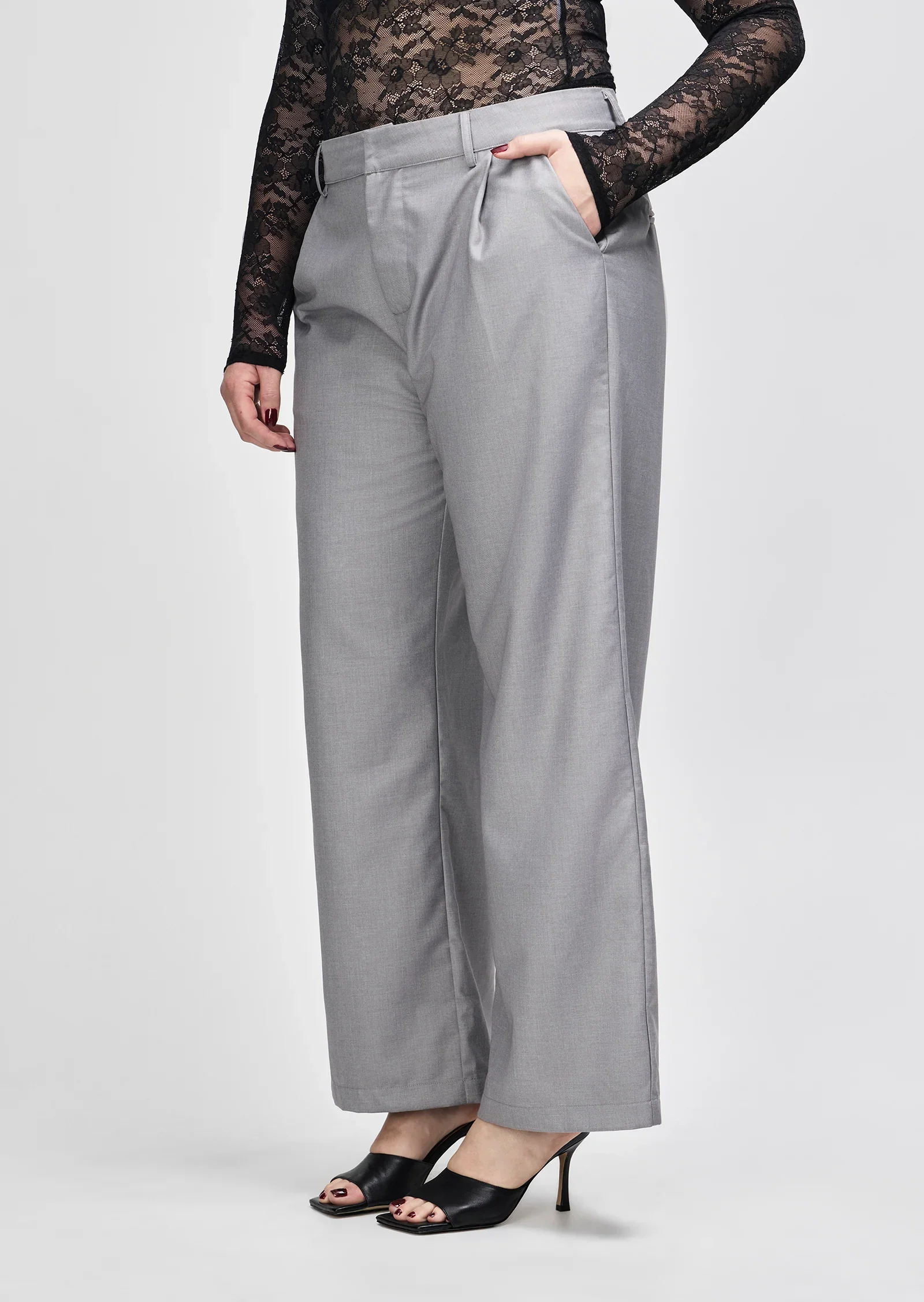 Evette Trouser in Grey - Image 3