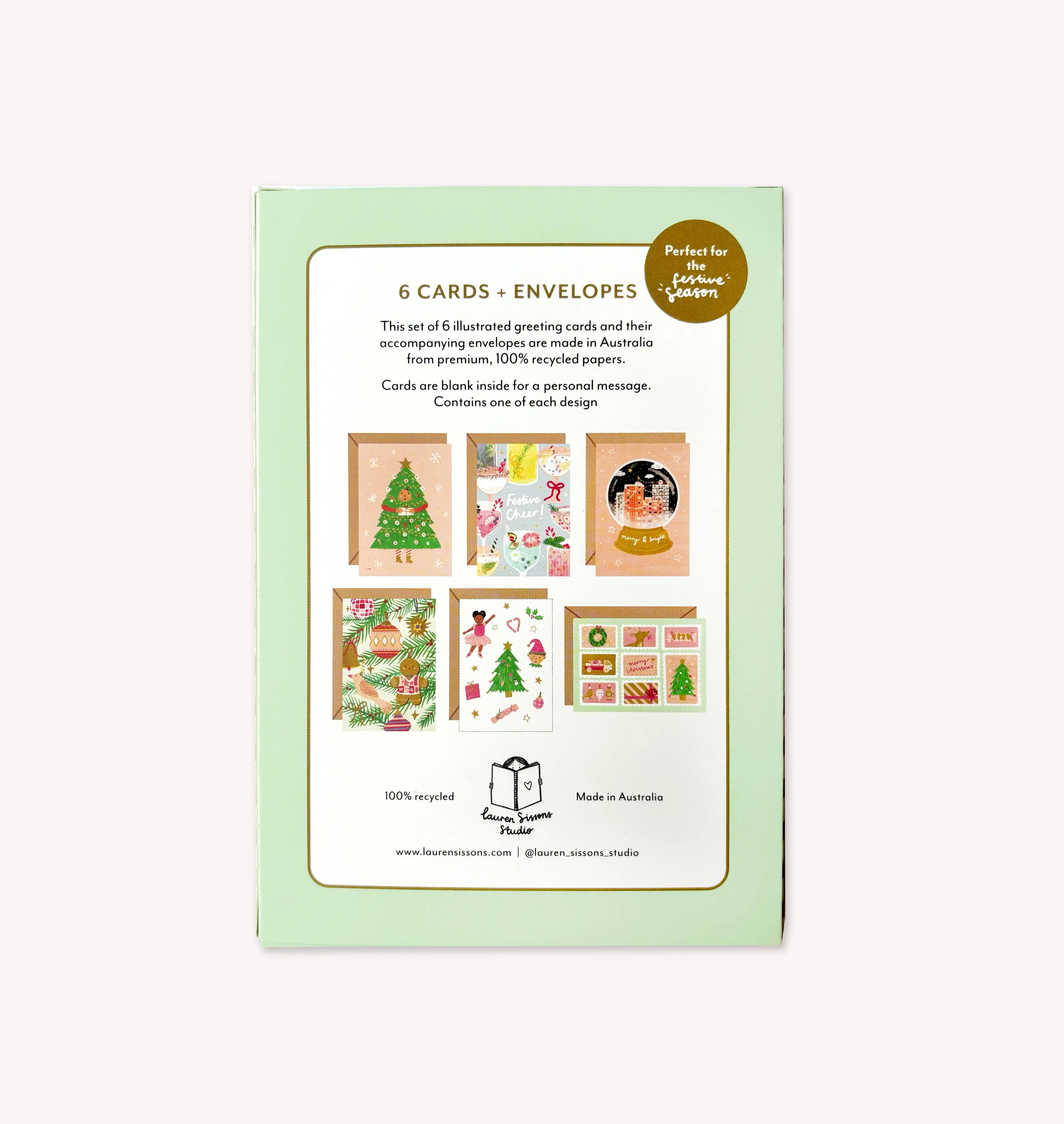 Festive Greeting Card Boxed Set - 6 - Image 4
