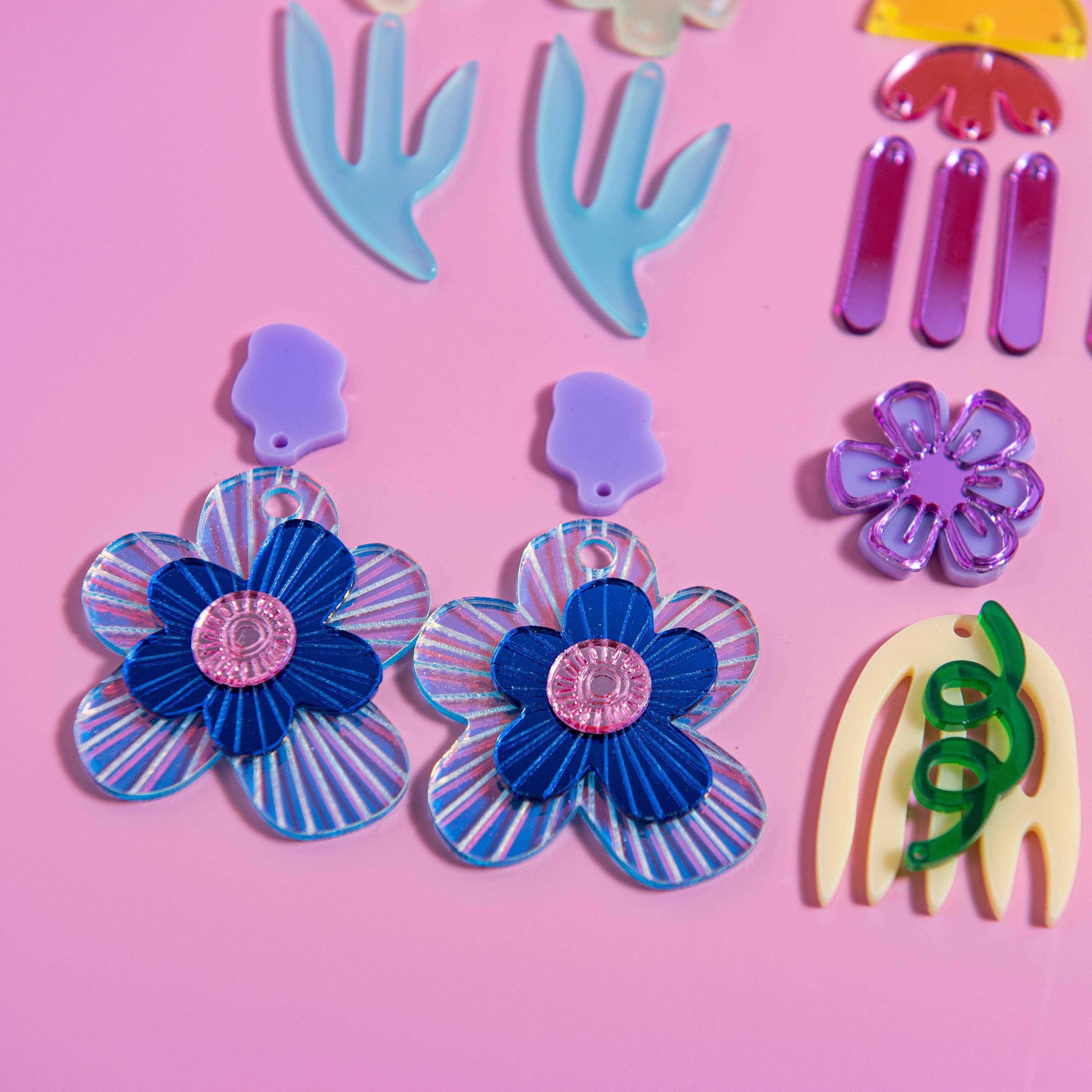 Flourish Acrylic Earring DIY Kit - Image 3