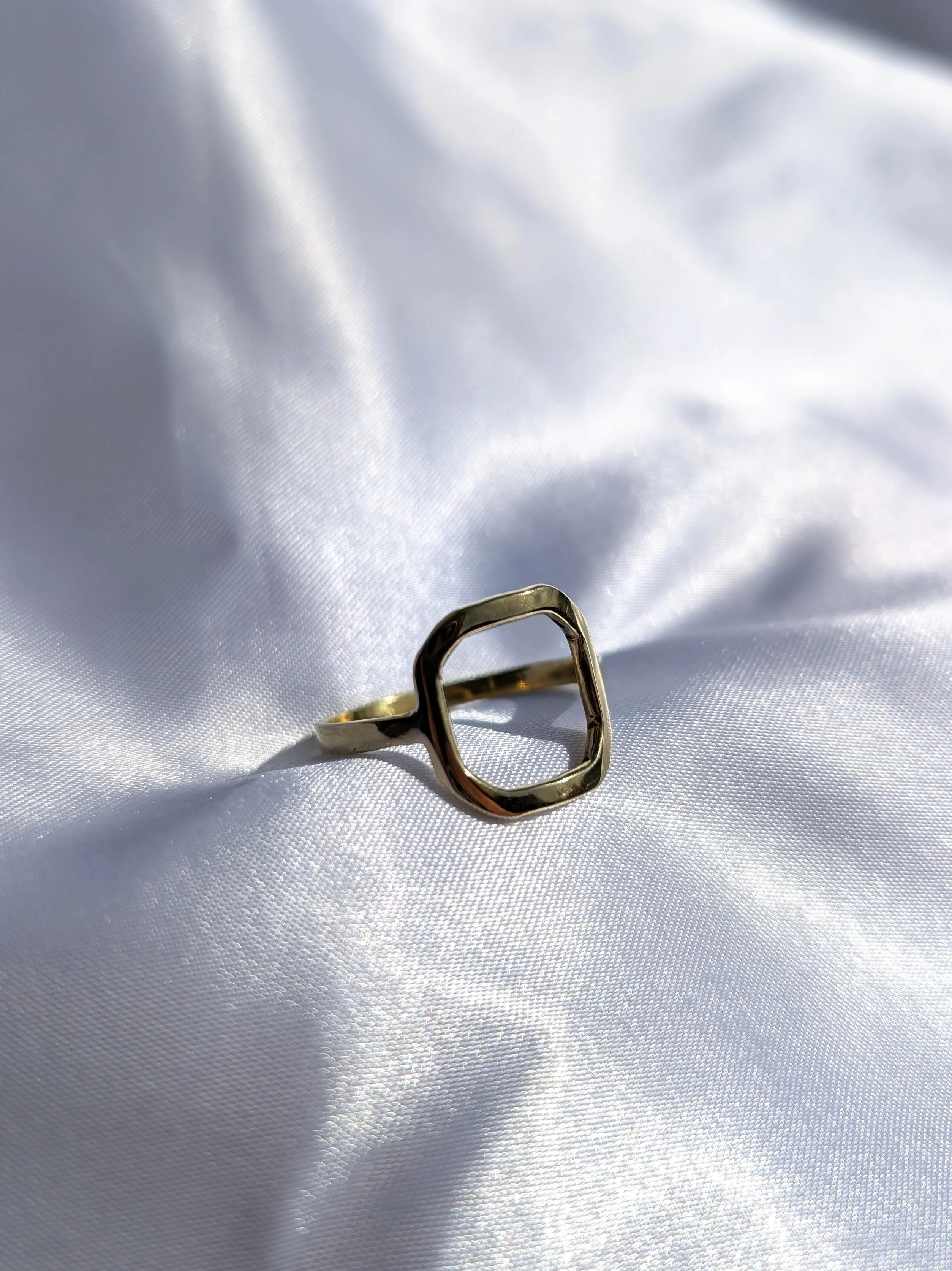 Forma Ring - Brass Square - Image 3
