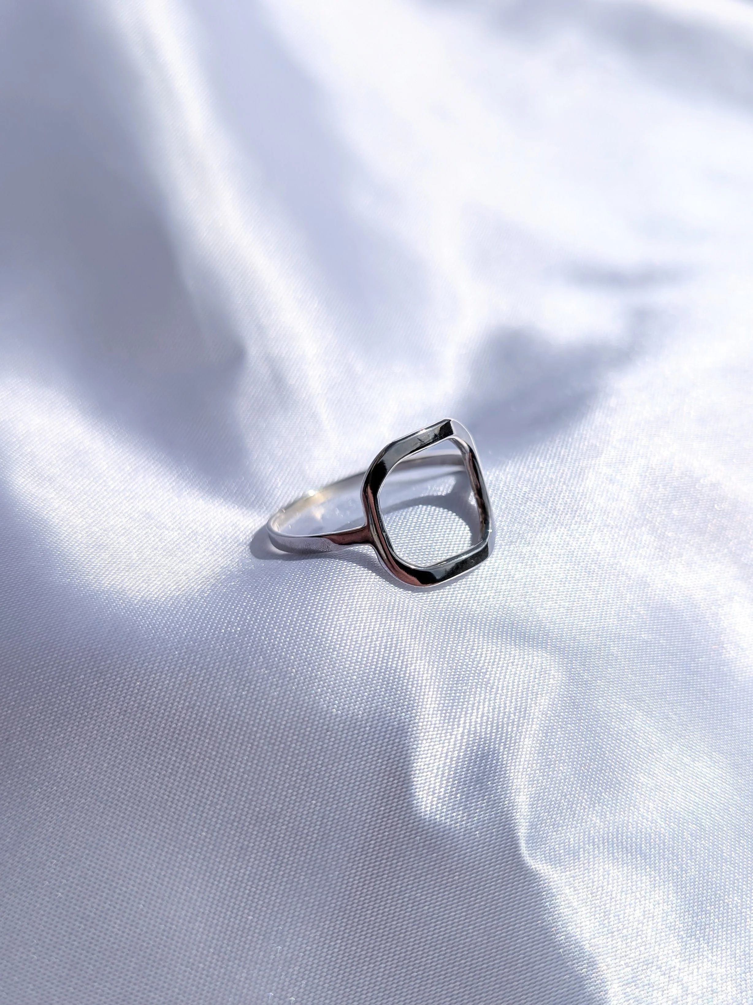 Forma Ring - Silver Square - Image 3