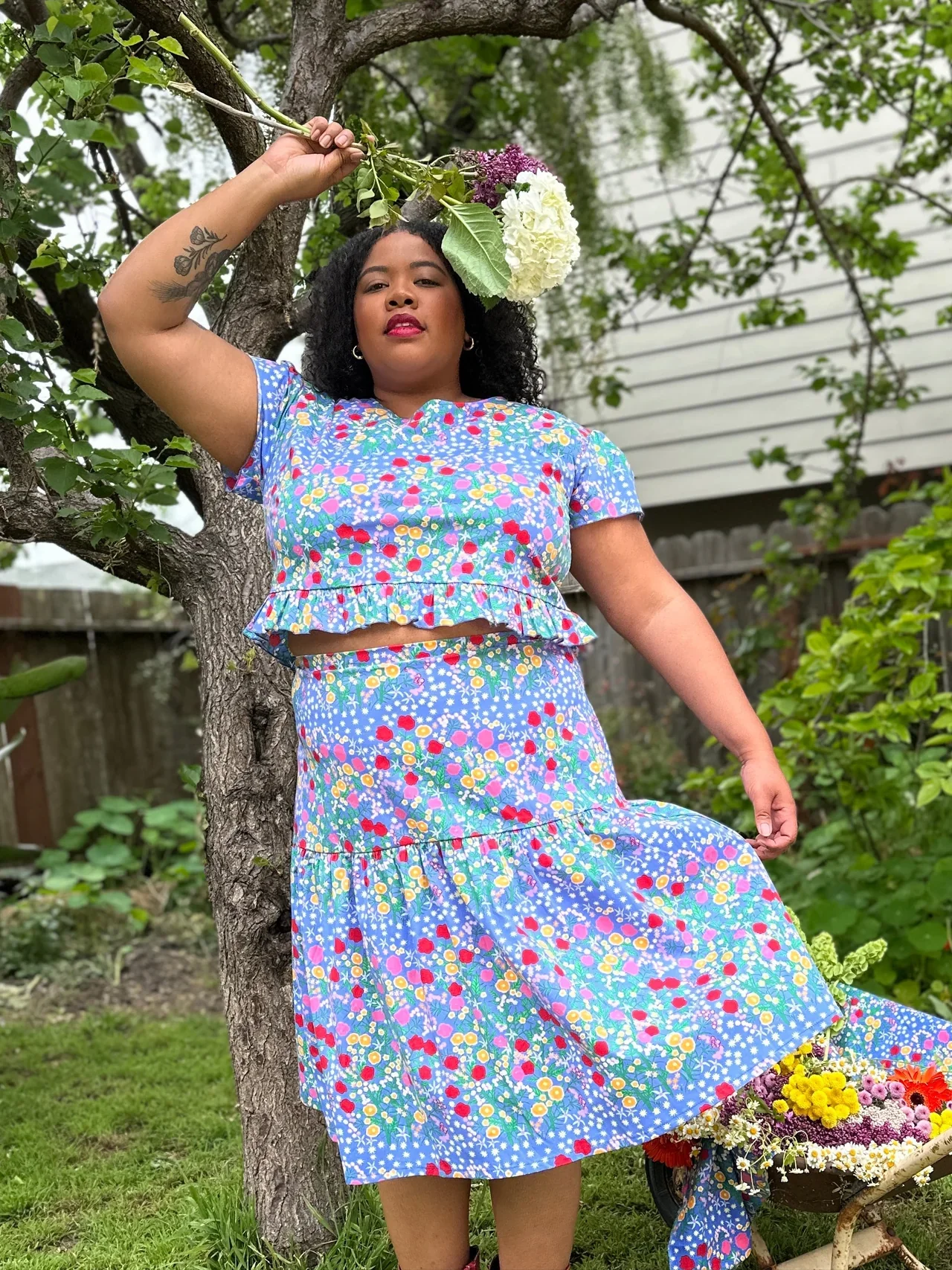Gail Skirt - Super Bloom - Image 3