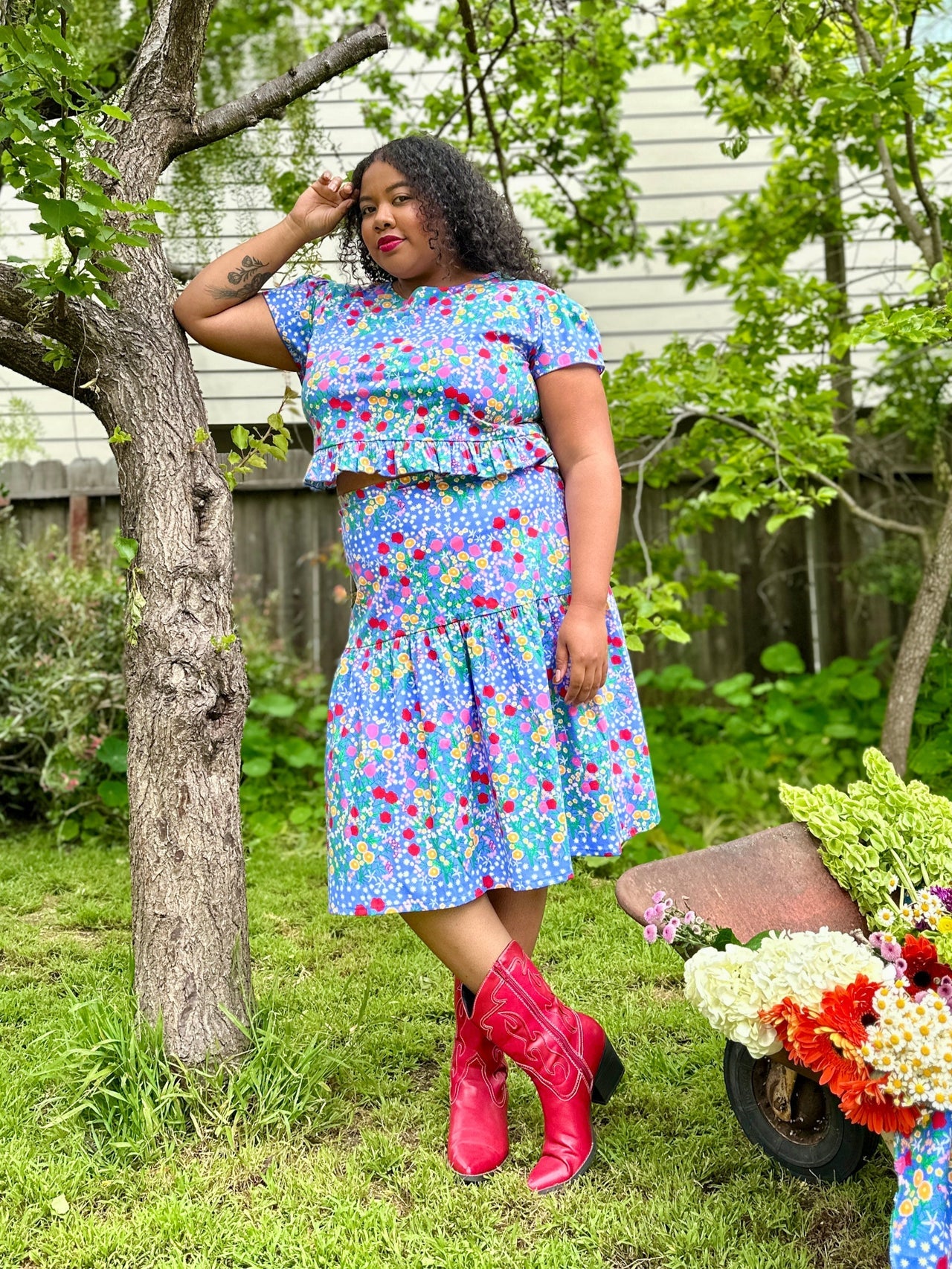 Gail Skirt - Super Bloom - Image 4