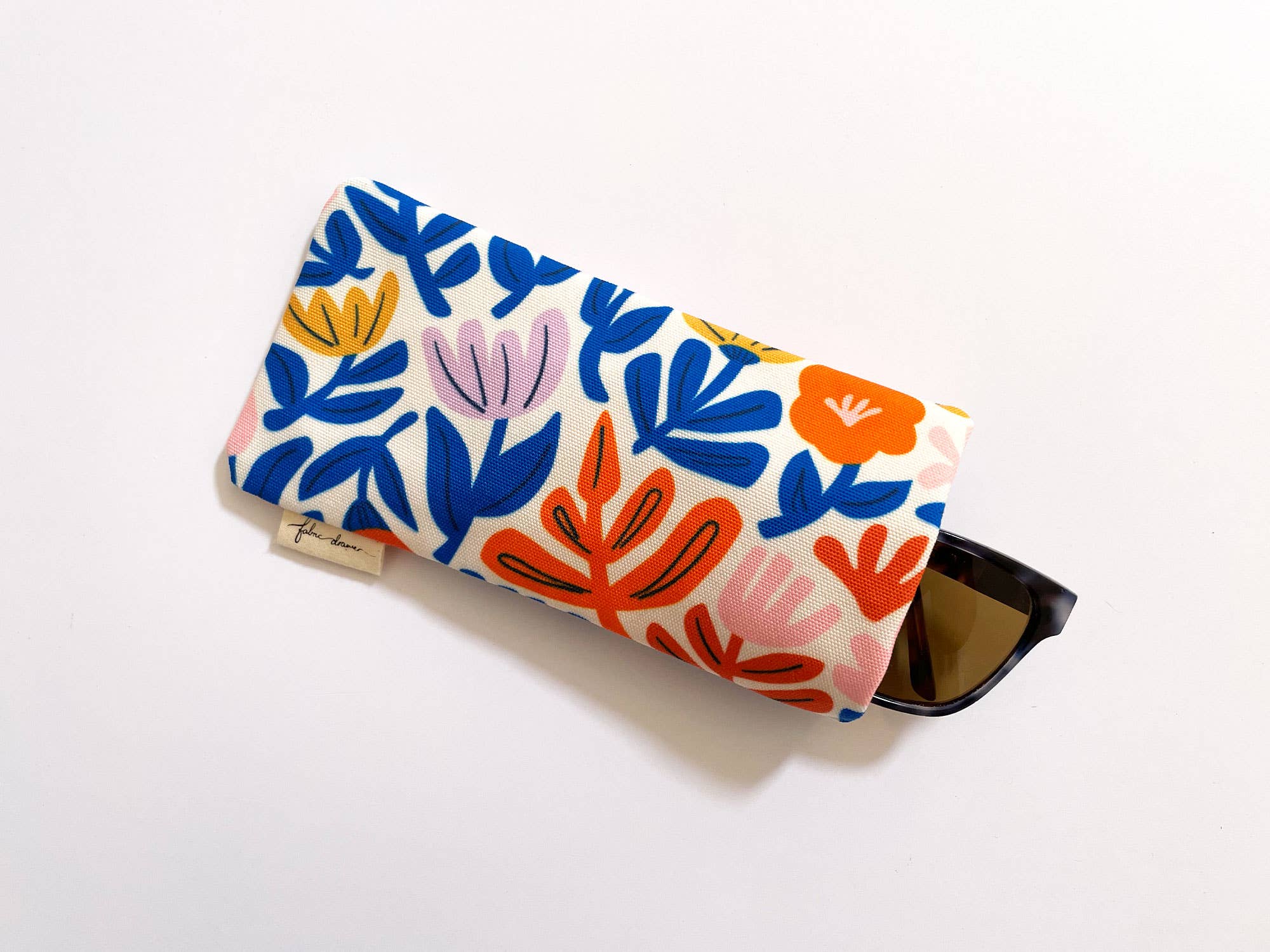 Handmade Sunglasses Case - Petals (Light) - Image 5