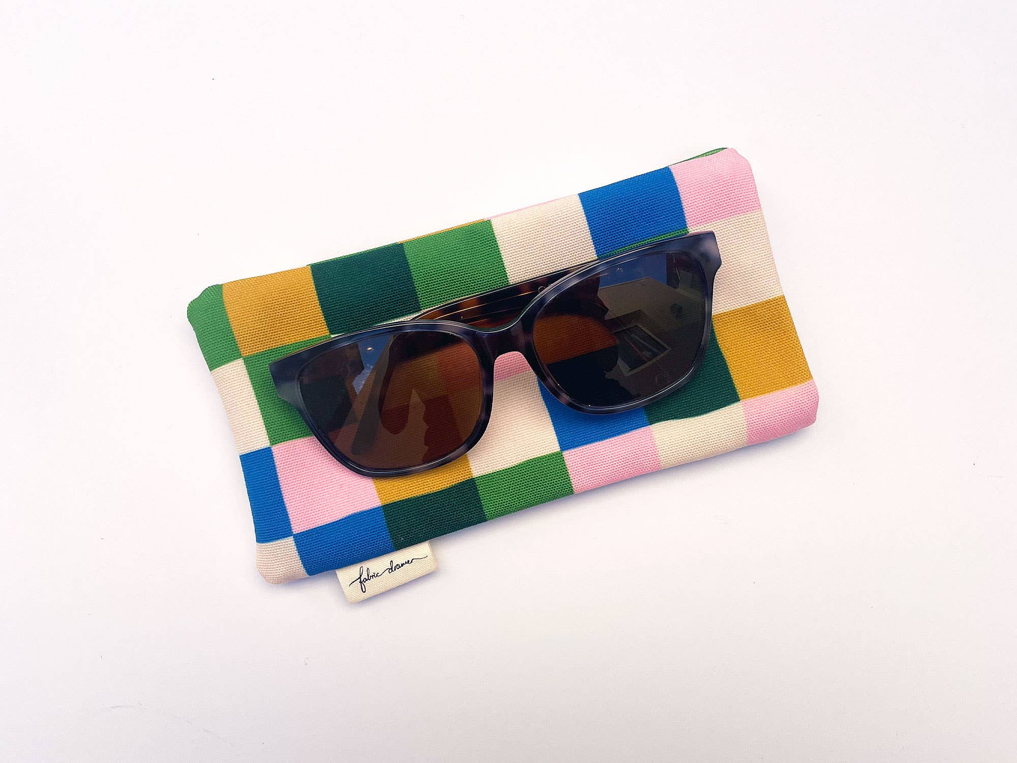 Handmade Sunglasses Case - Picnic (Dark) - Image 3