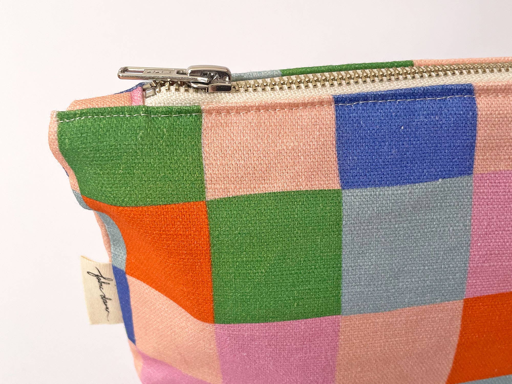 Handmade Fabric Zip Purse - Picnic - Image 3