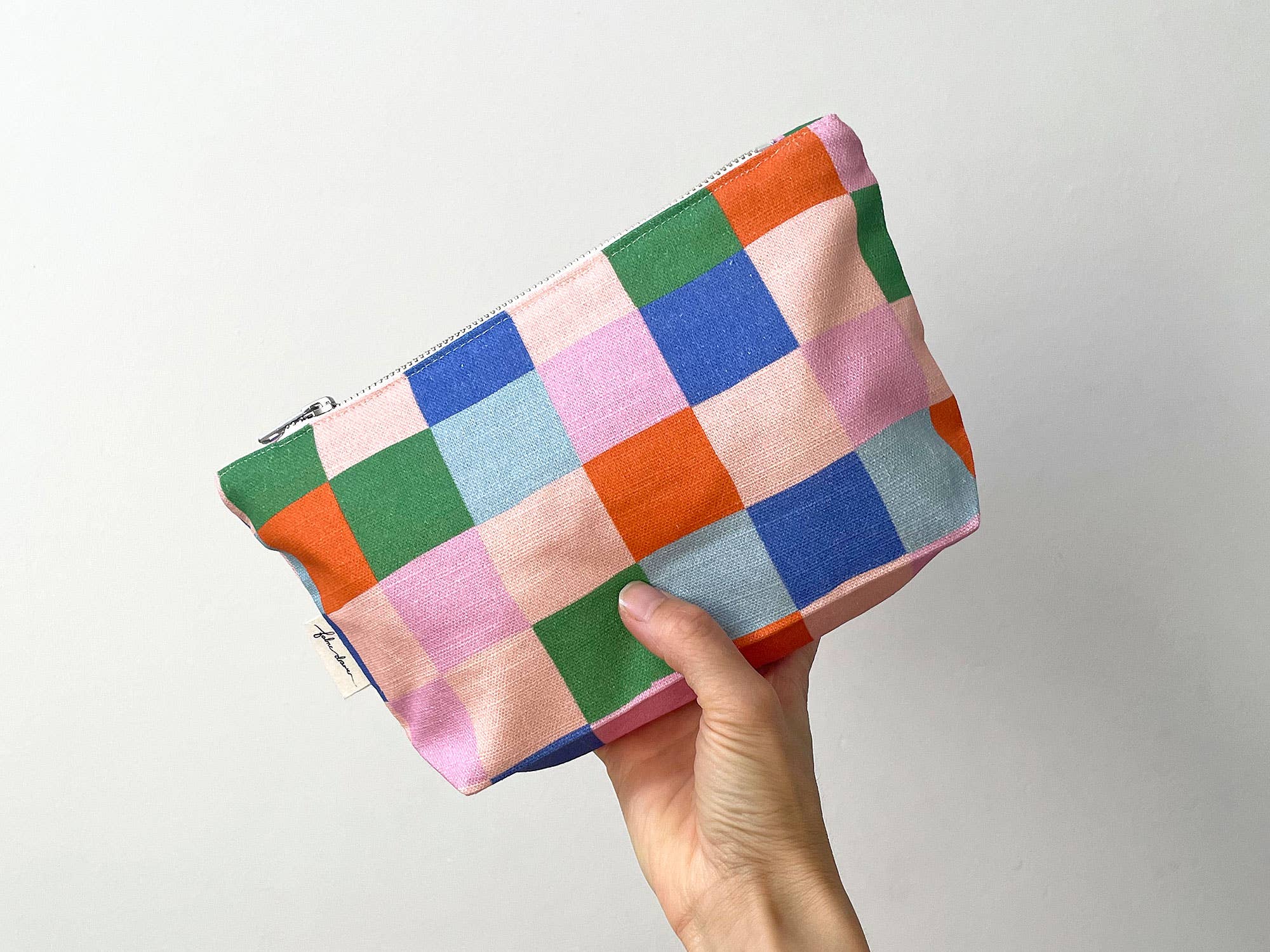 Handmade Fabric Zip Purse - Picnic - Image 4