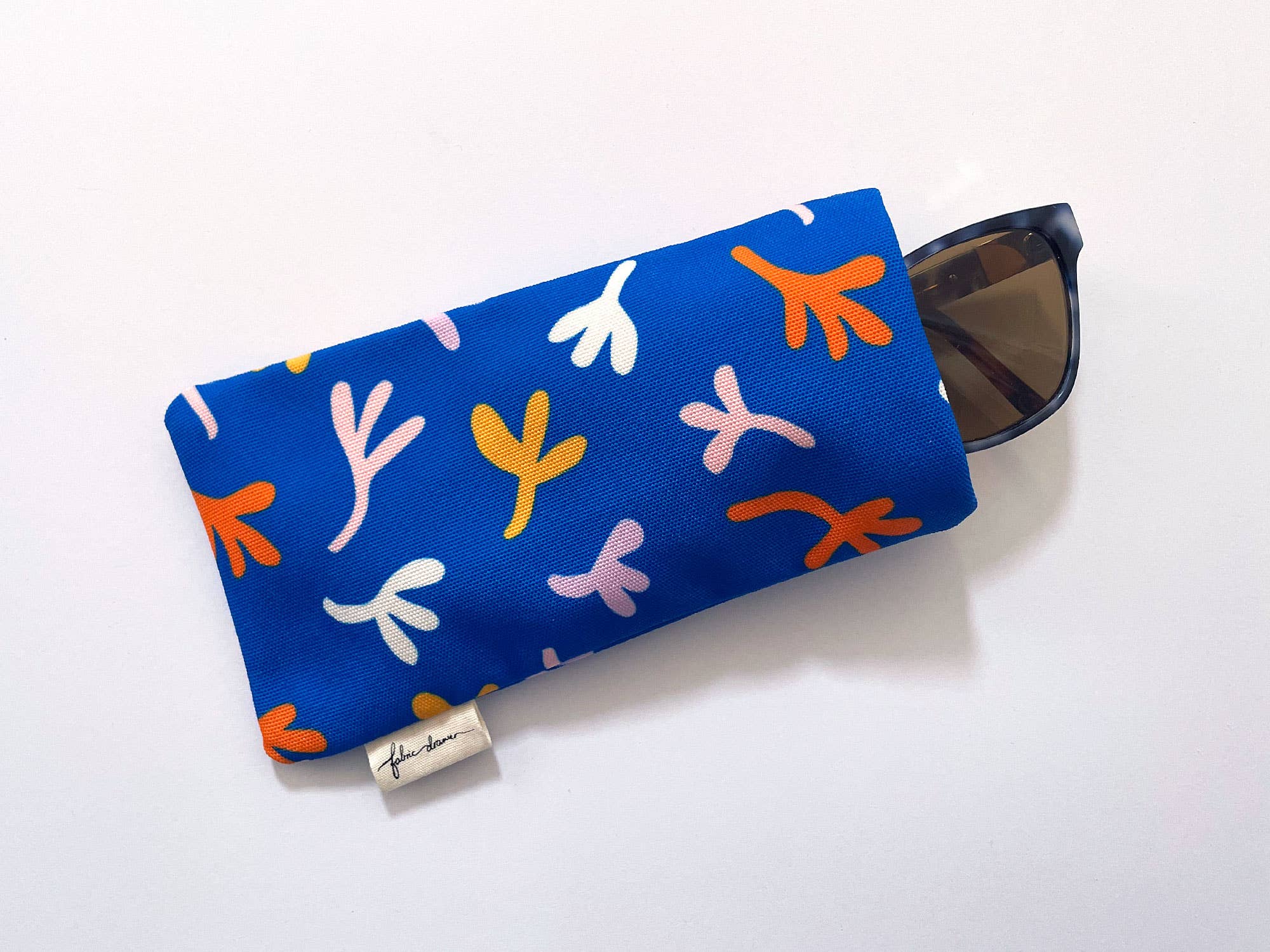 Handmade Sunglasses Case - Falling Blue - Image 5