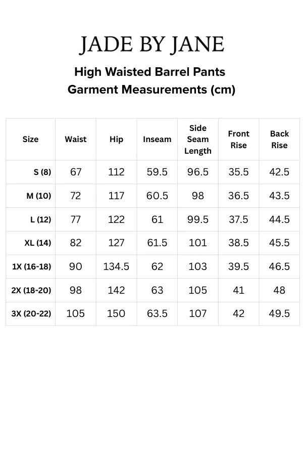 High Waisted Barrel Pants in Olive - Image 8