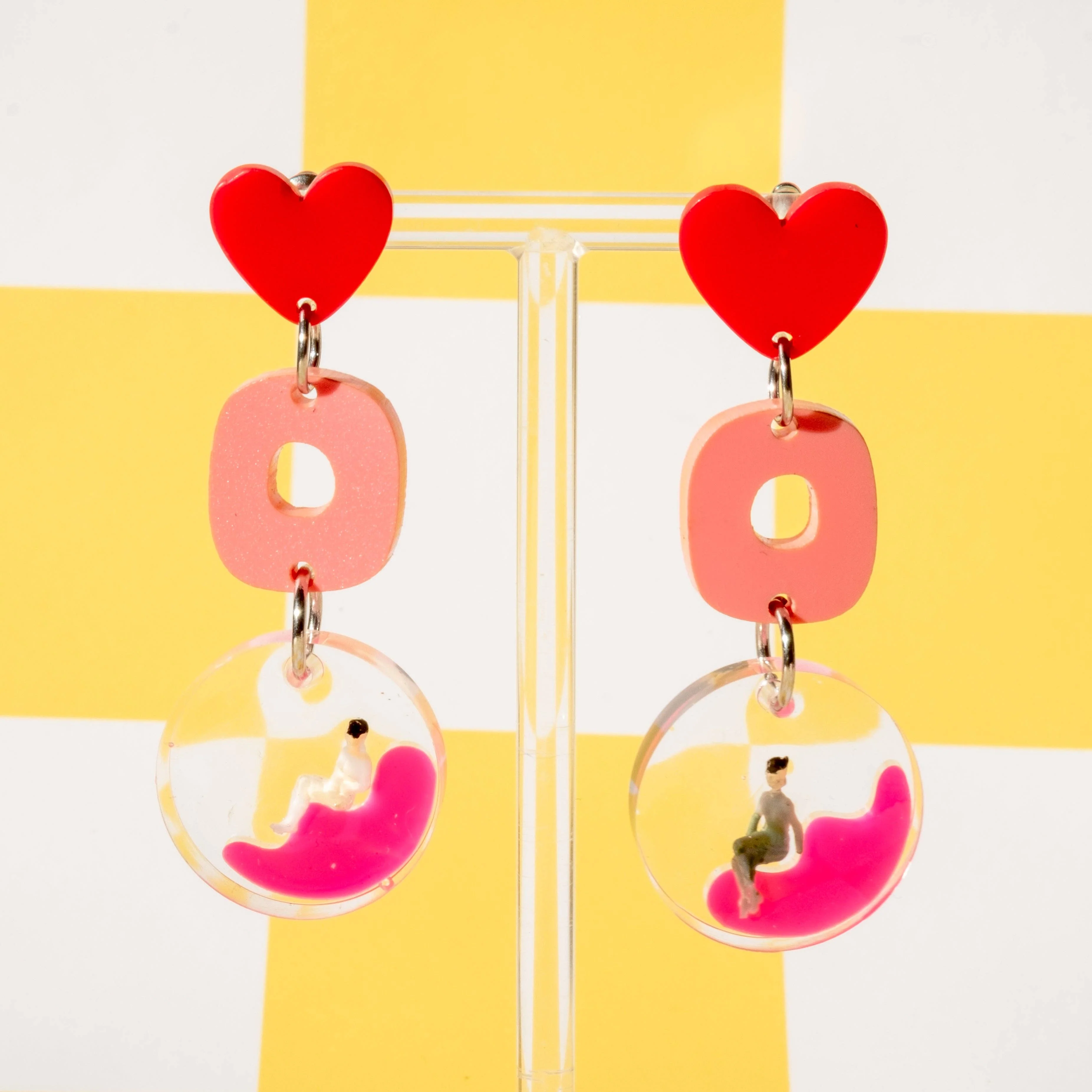 In Love Earrings - Blue - Image 2
