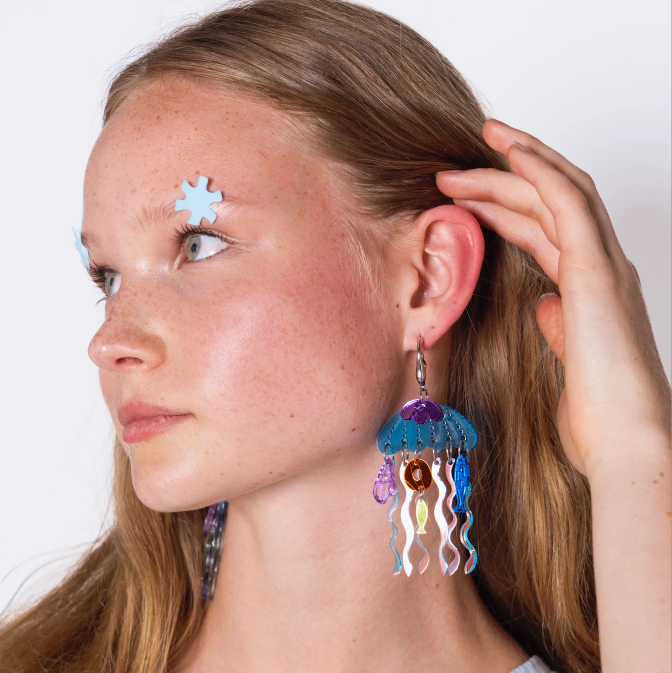 Jellyfish Statement Earrings - Image 2