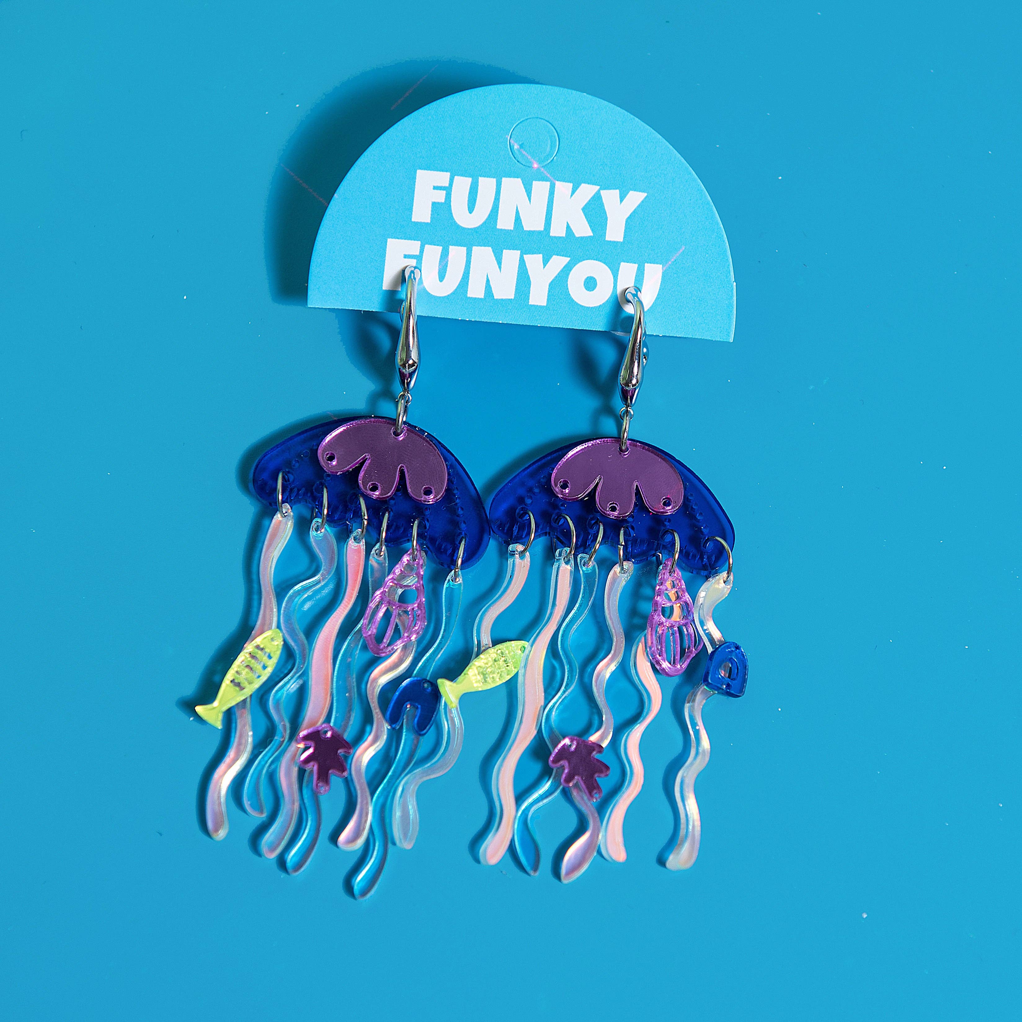 Jellyfish Statement Earrings - Image 3