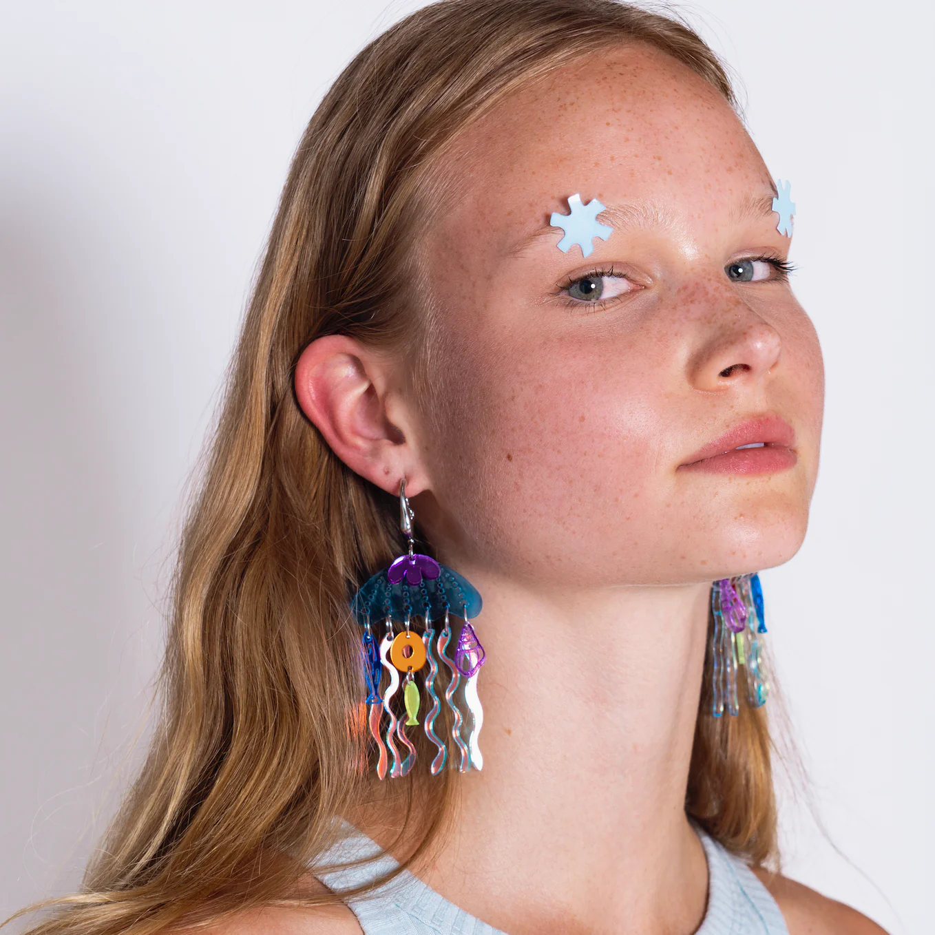 Jellyfish Statement Earrings - Image 4