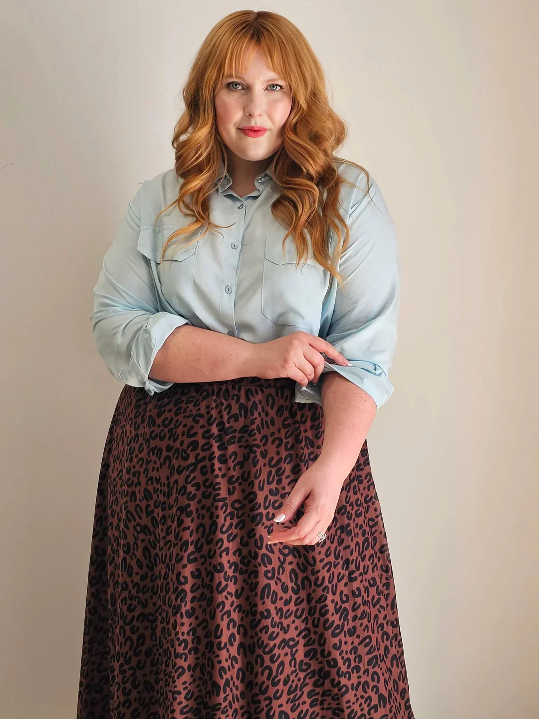 Ludo Shirt in Powder Blue