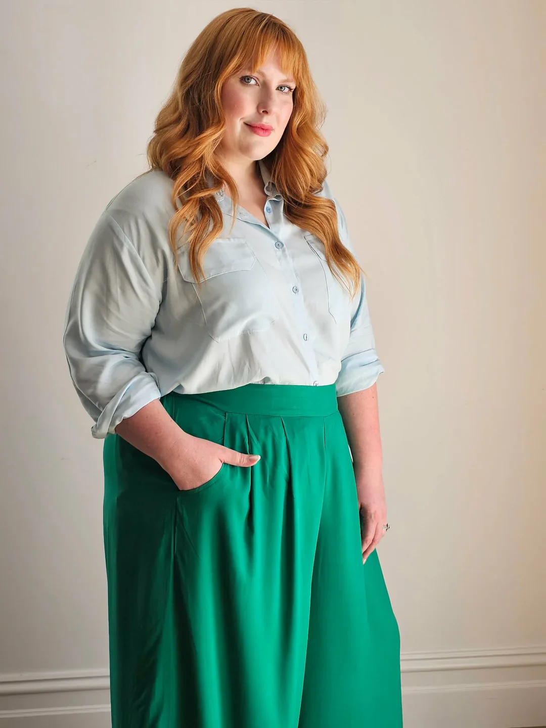 Ludo Shirt in Powder Blue - Image 5