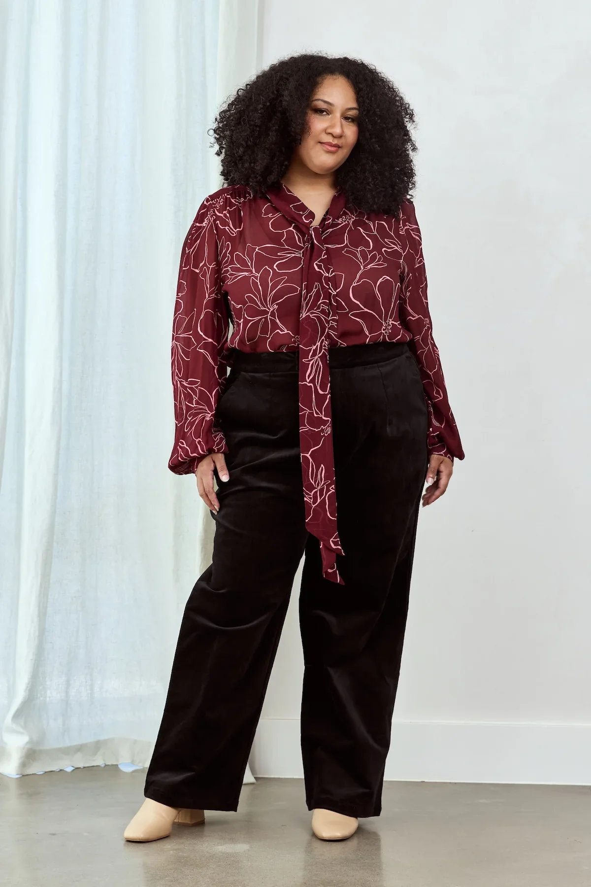 Magnolia Tie Neck Blouse - Image 5