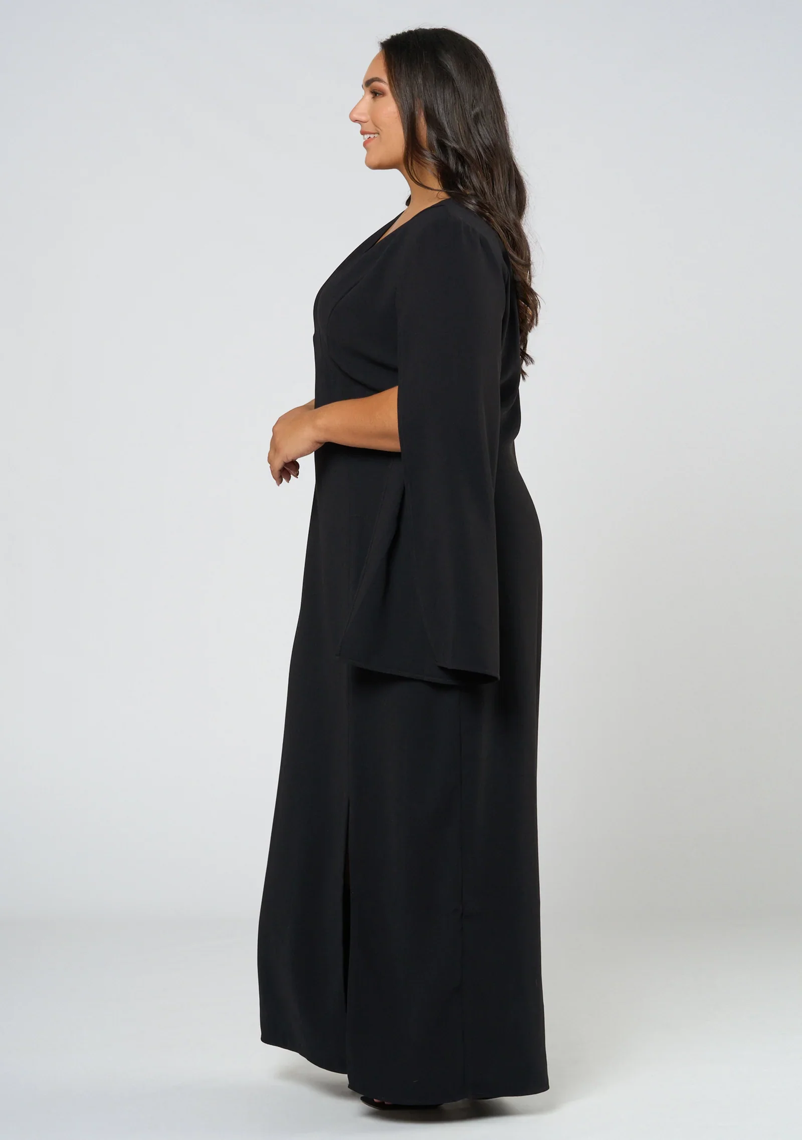 Main Character Maxi Cape Dress - Image 6
